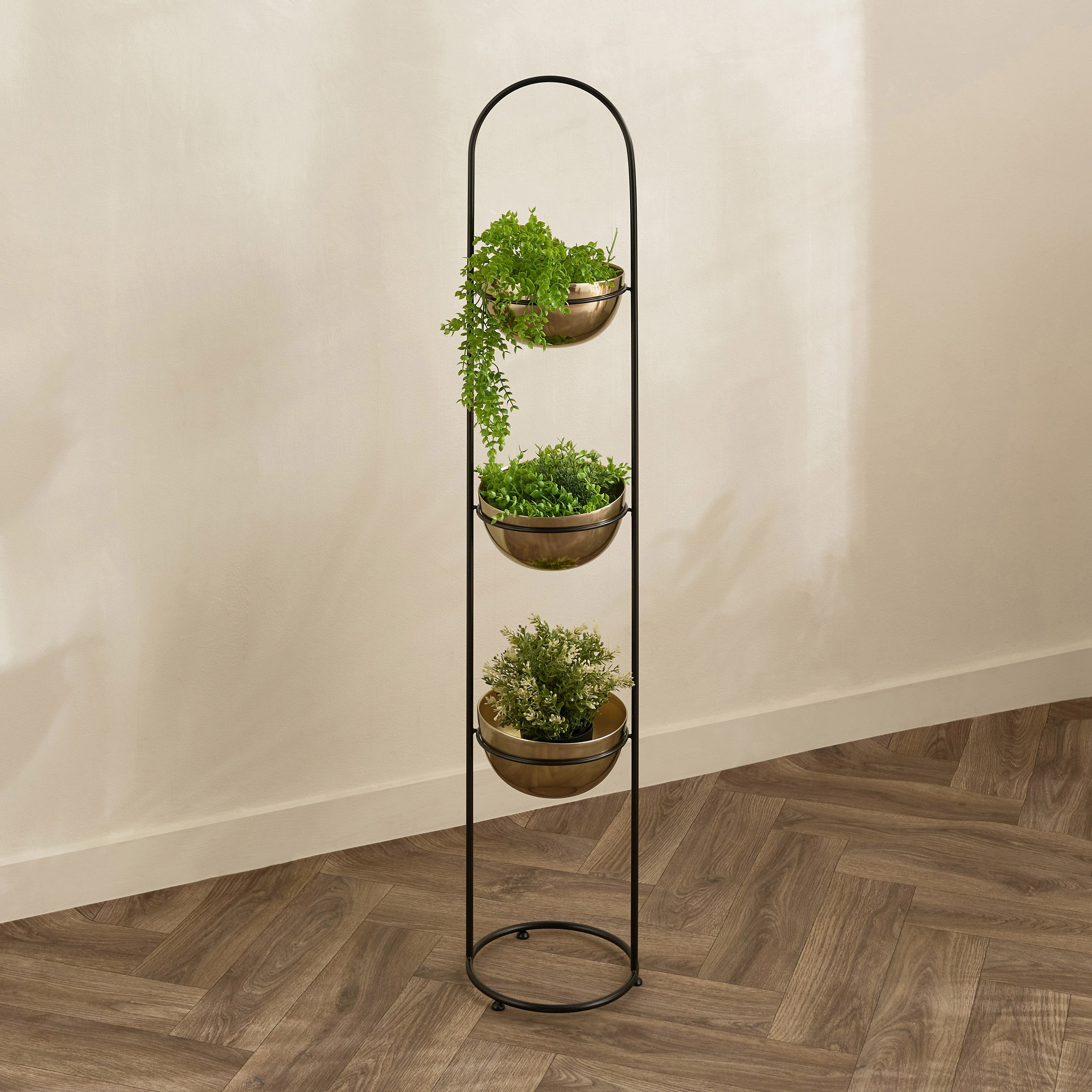 Vista Ace Premium Metal 3-Tier Planter Stand - 23x121 cm-hbxhomeware-hbxdecorandfurnishings-image-5