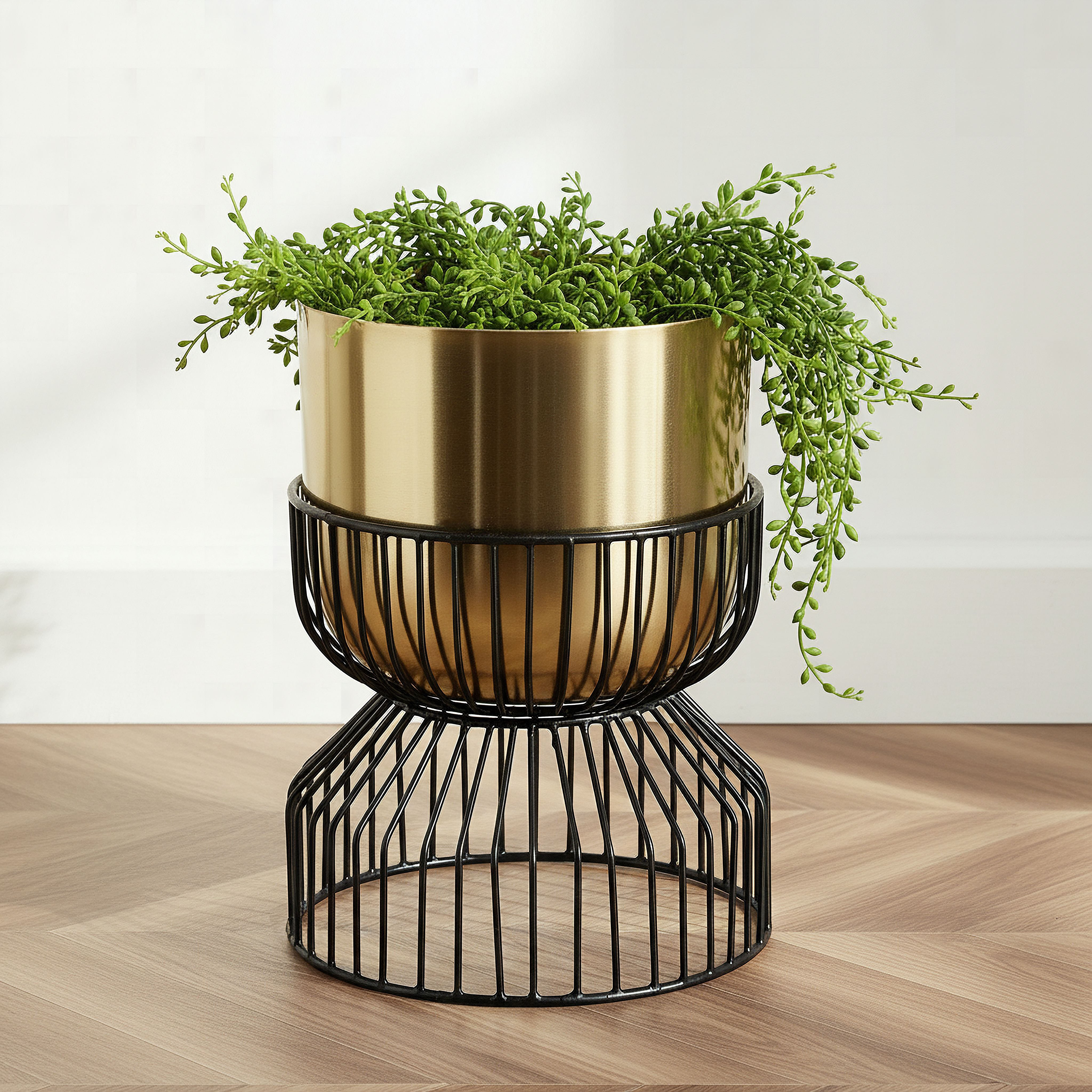 Vista Ace Premium Metal Planter Stand - 18x26 cm-hbxhomeware-hbxdecorandfurnishings-image-1