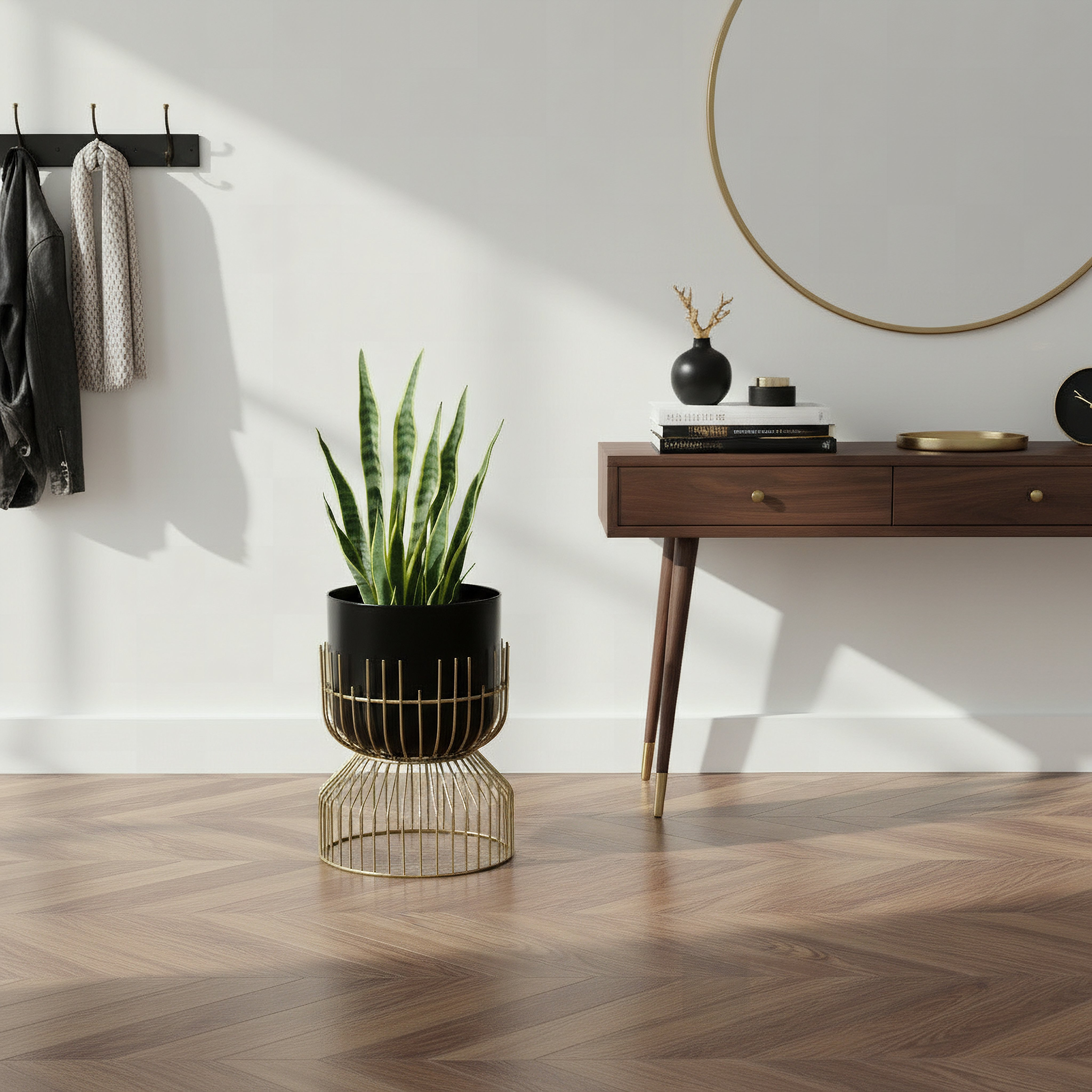 Vista-Ace Premium Metal Planter Stand - 18x25 cm-hbxhomeware-hbxdecorandfurnishings-image-4