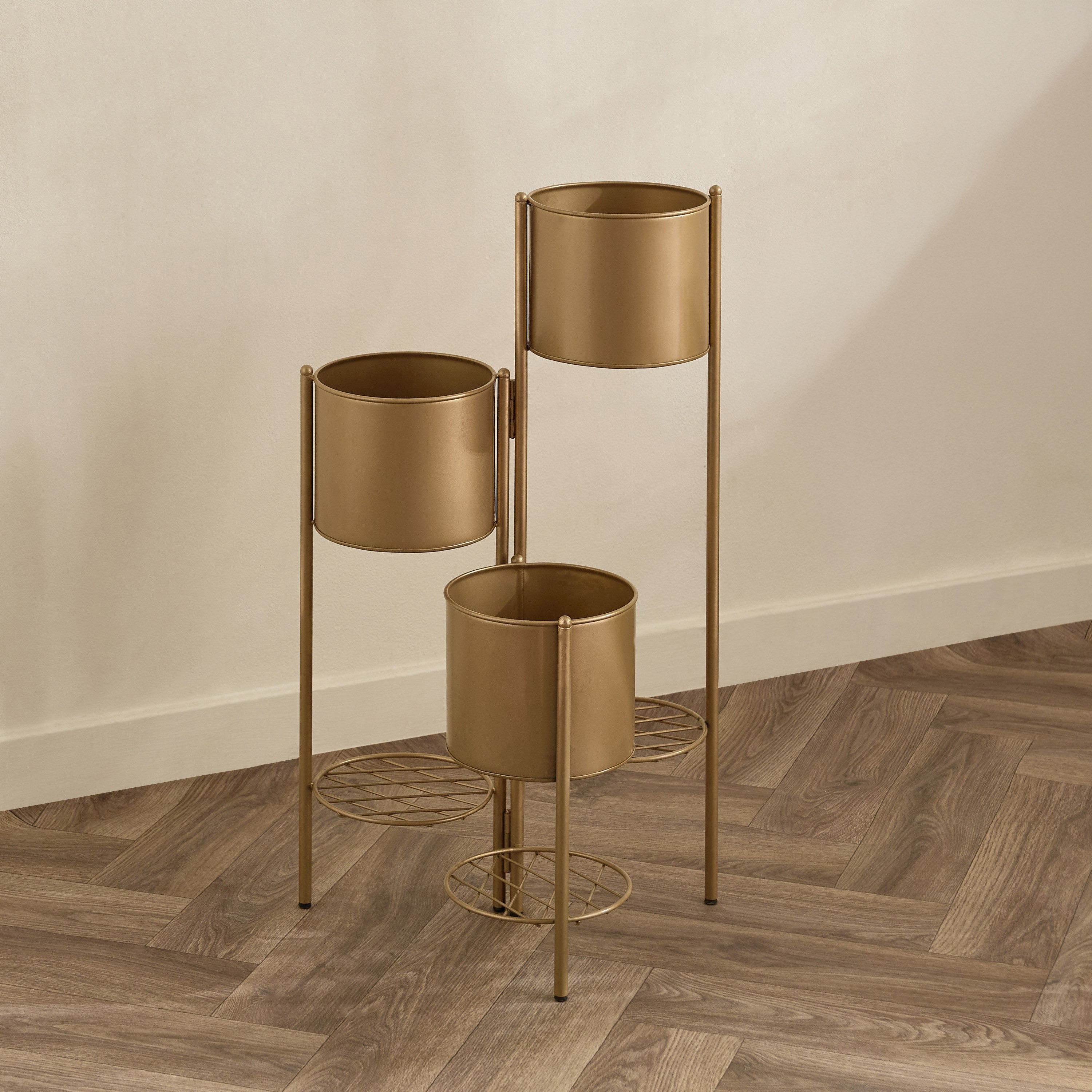 Vista Ace Premium Metal Foldable Planter Stand - 21x21x71 cm-hbxhomeware-hbxdecorandfurnishings-image-6