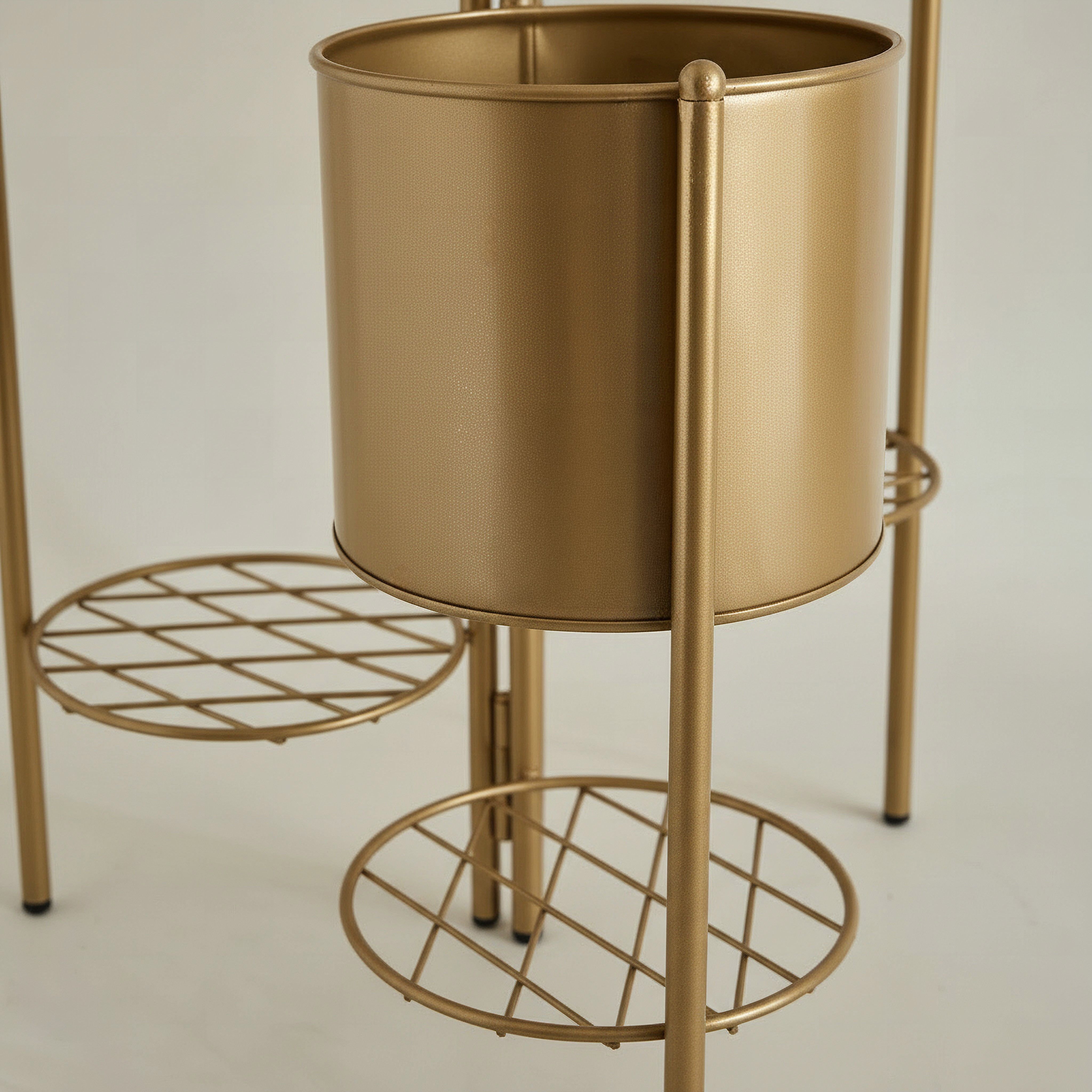 Vista Ace Premium Metal Foldable Planter Stand - 21x21x71 cm-hbxhomeware-hbxdecorandfurnishings-image-2