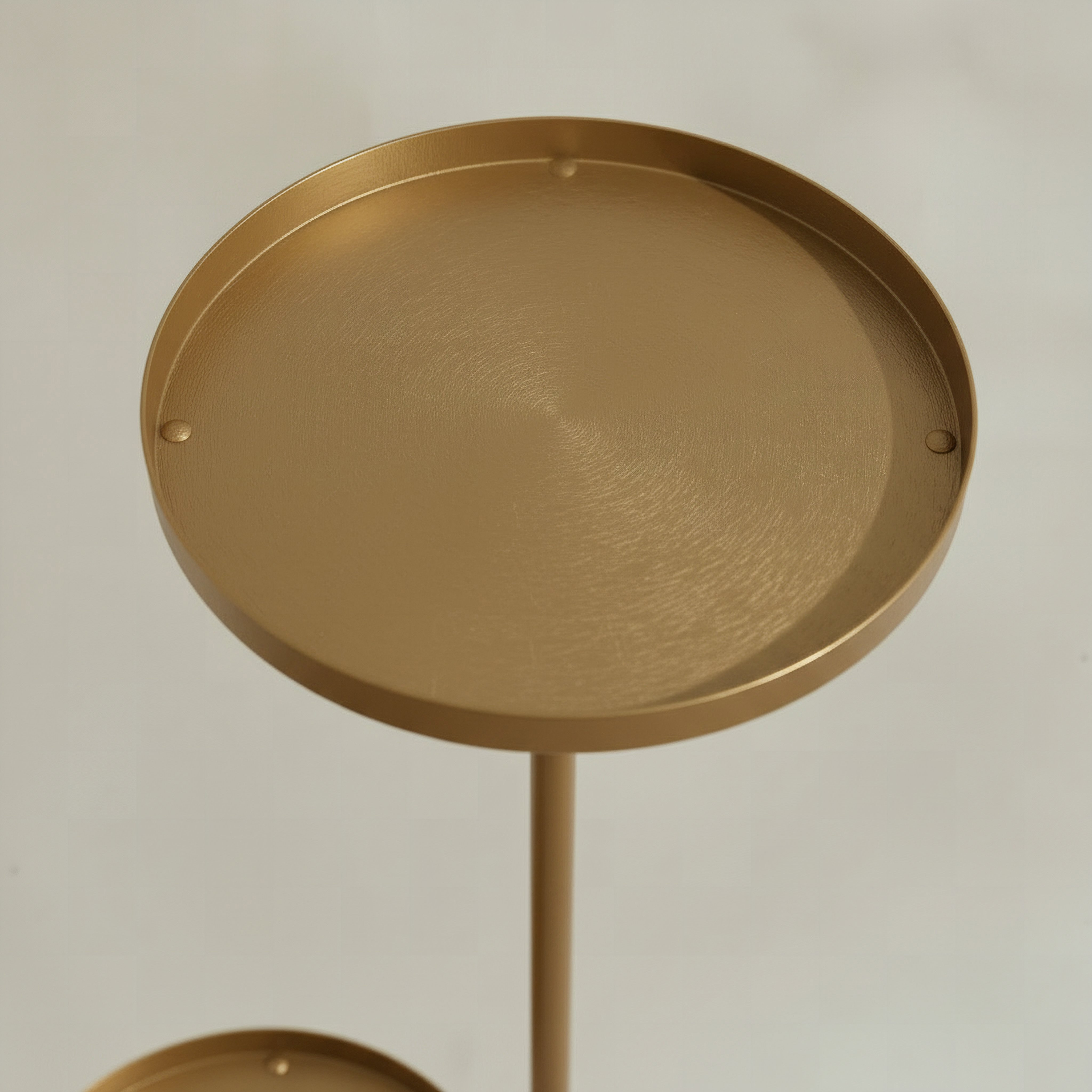 Vista-Ace 2-Tier Premium Metal Planter Stand with Marble Base - 35x90 cm-hbxhomeware-hbxdecorandfurnishings-image-2