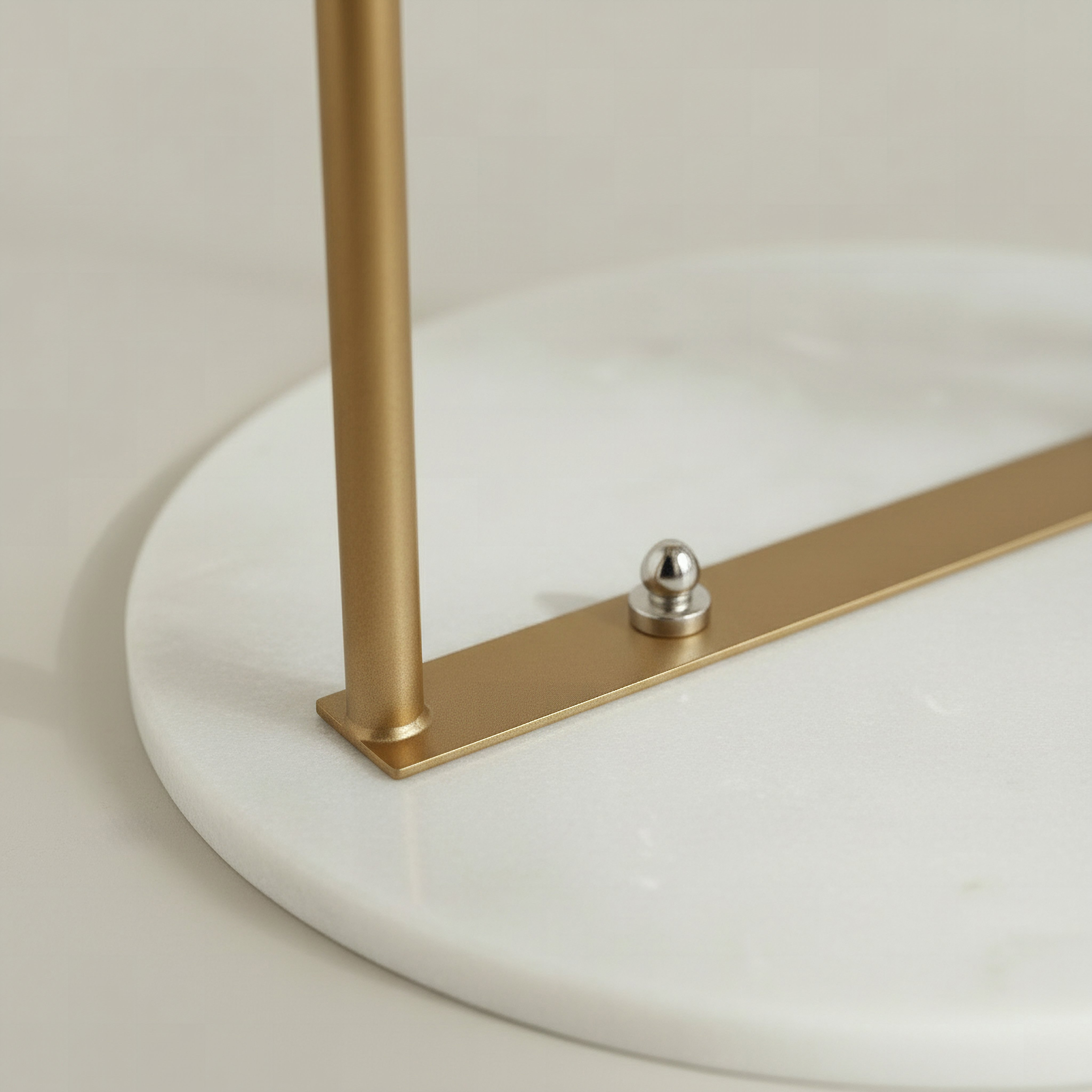 Vista-Ace 2-Tier Premium Metal Planter Stand with Marble Base - 35x90 cm-hbxhomeware-hbxdecorandfurnishings-image-3