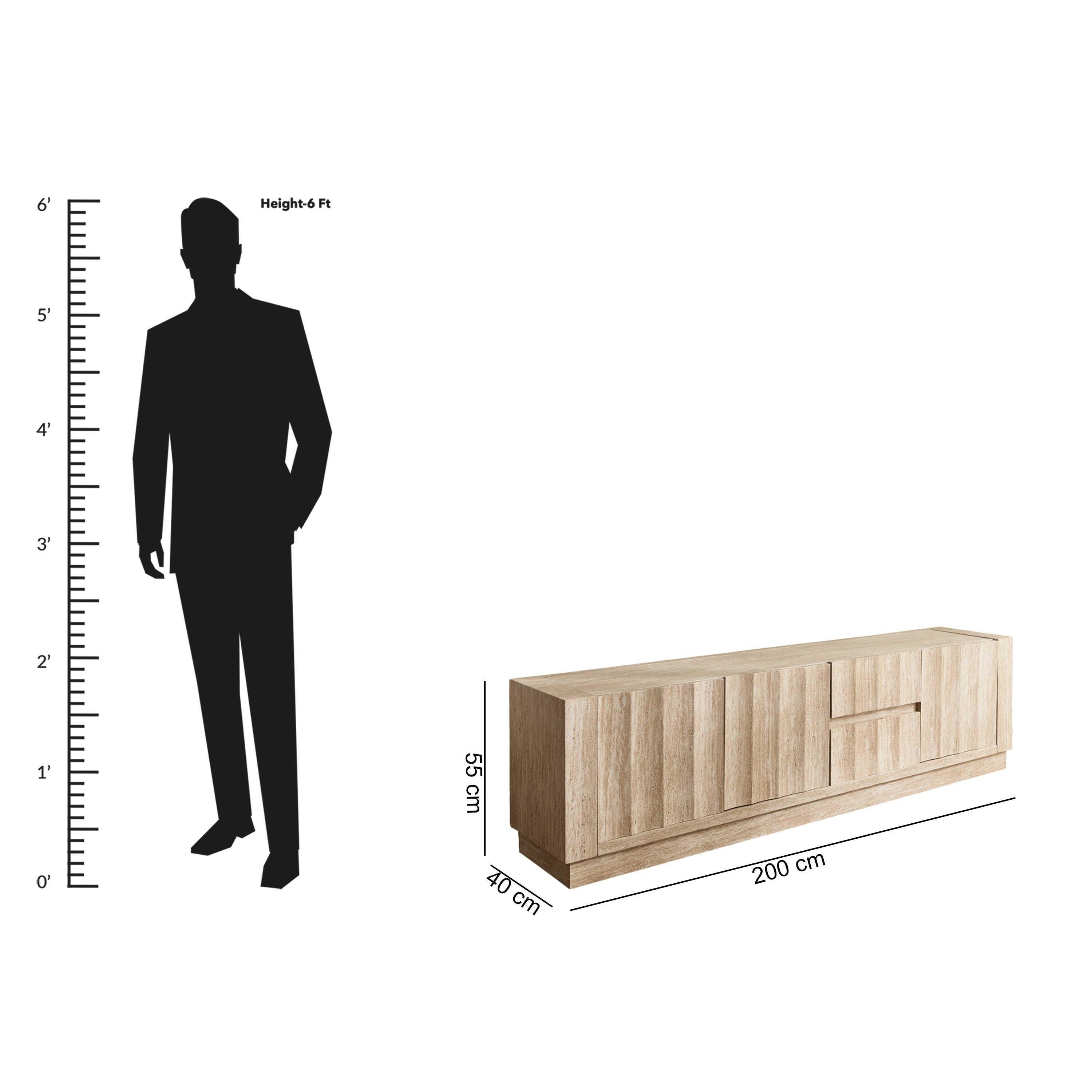 Scallop 2 Meter Sintered Stone Top TV Unit for TVs up to 80 inches-hbxlivingroom-mediaunitsandstorage-tvunits-image-10