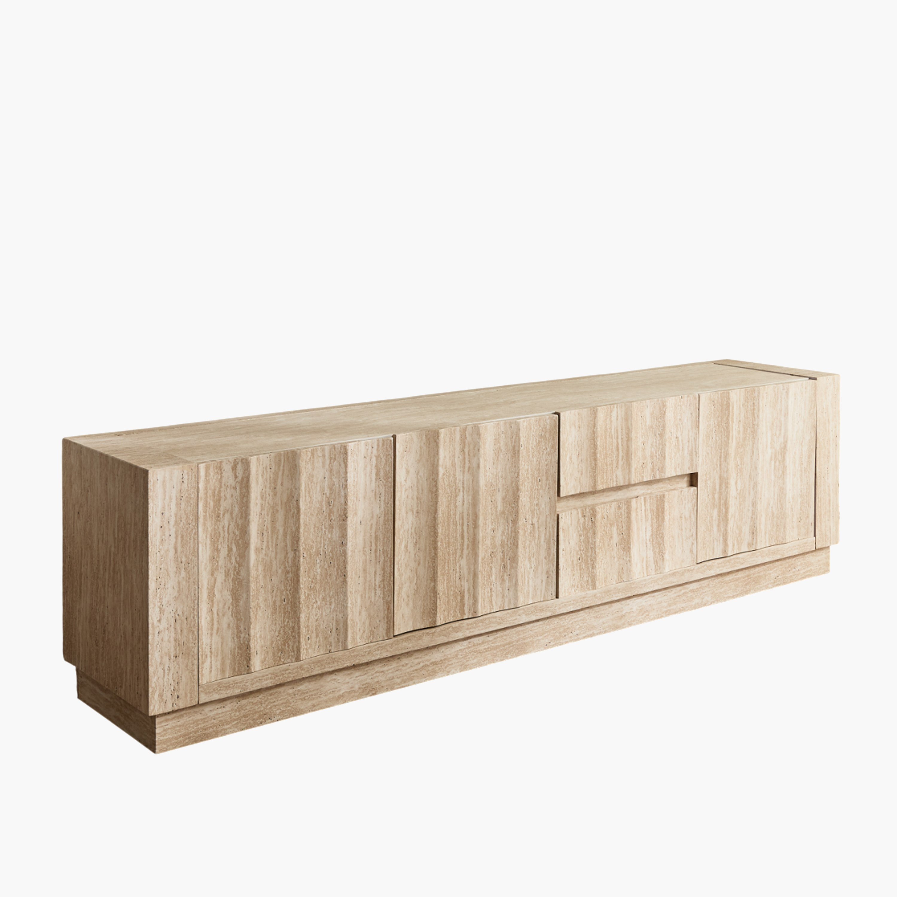 Scallop 2 Meter Sintered Stone Top TV Unit for TVs up to 80 inches-hbxlivingroom-mediaunitsandstorage-tvunits-image-9