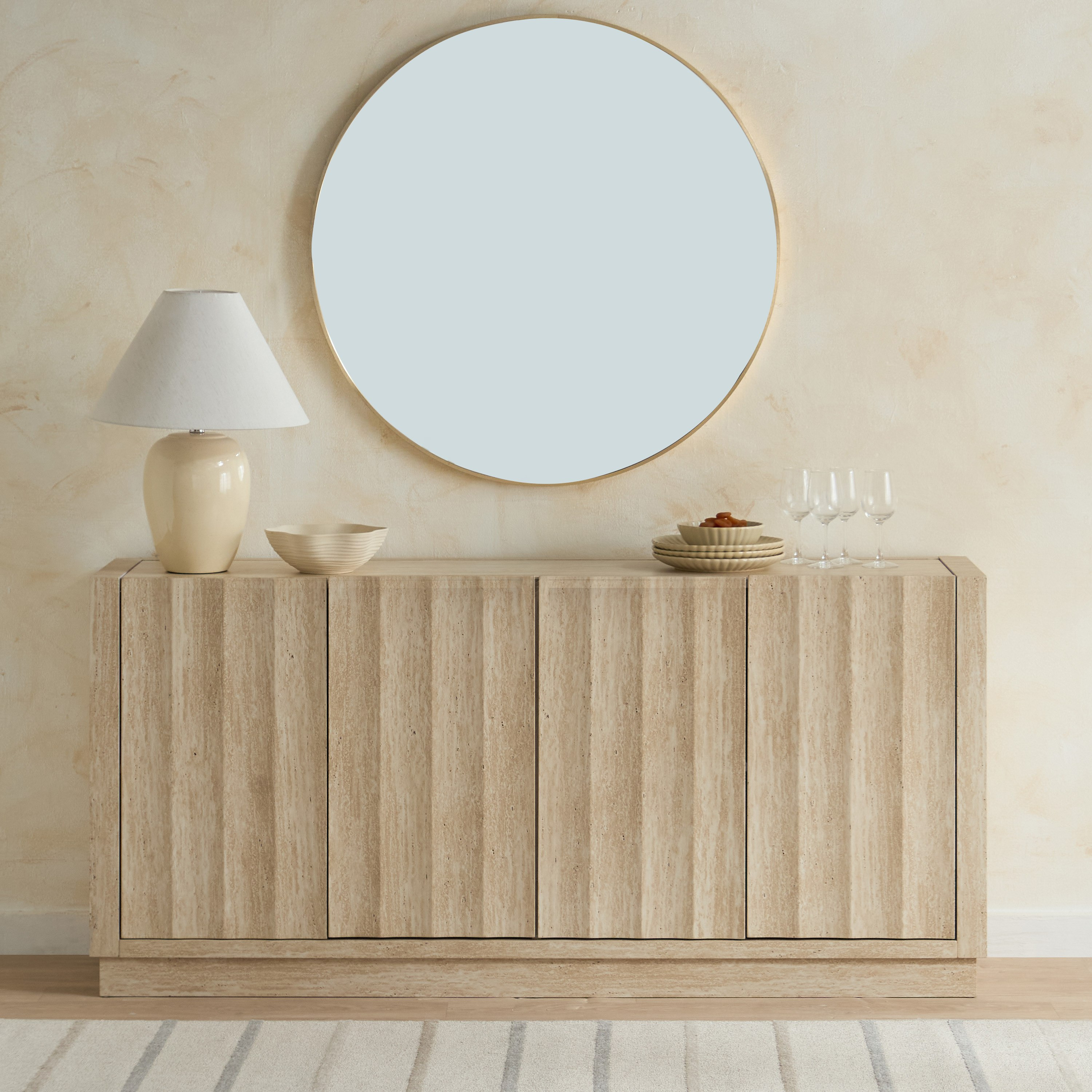 خزانة جانبية بسطح حجري 1.8 متر من سكالوب-hbxfurniture-diningroom-buffetsandsideboards-image-2