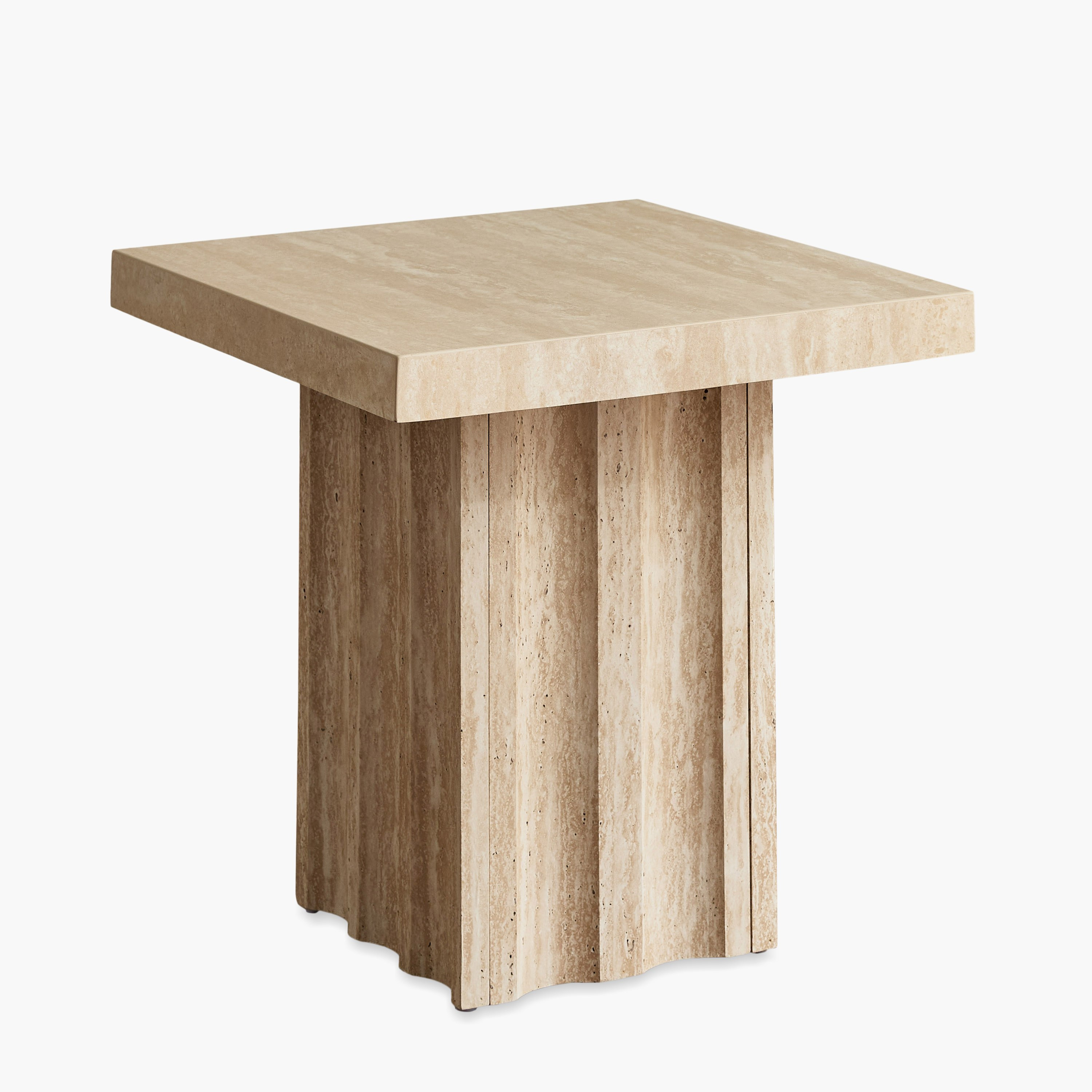 طاولة جانبية بسطح حجري ملبّد من إسكالوب-hbxfurniture-livingroom-endtables-image-6