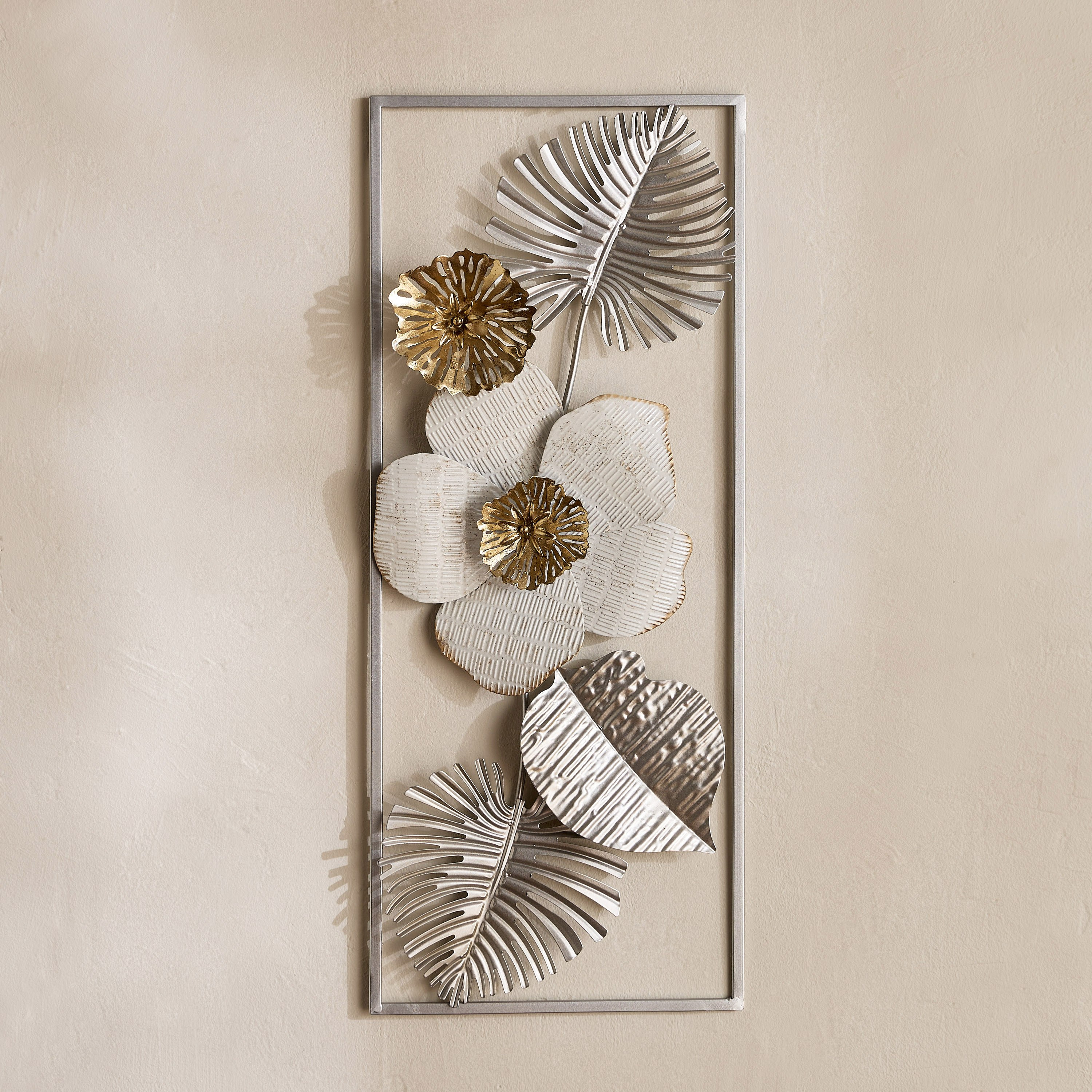 Reza Metal Wall Decor - 24.8x61x3.8 cm-hbxdiningroom-walldecor-wallart-image-2