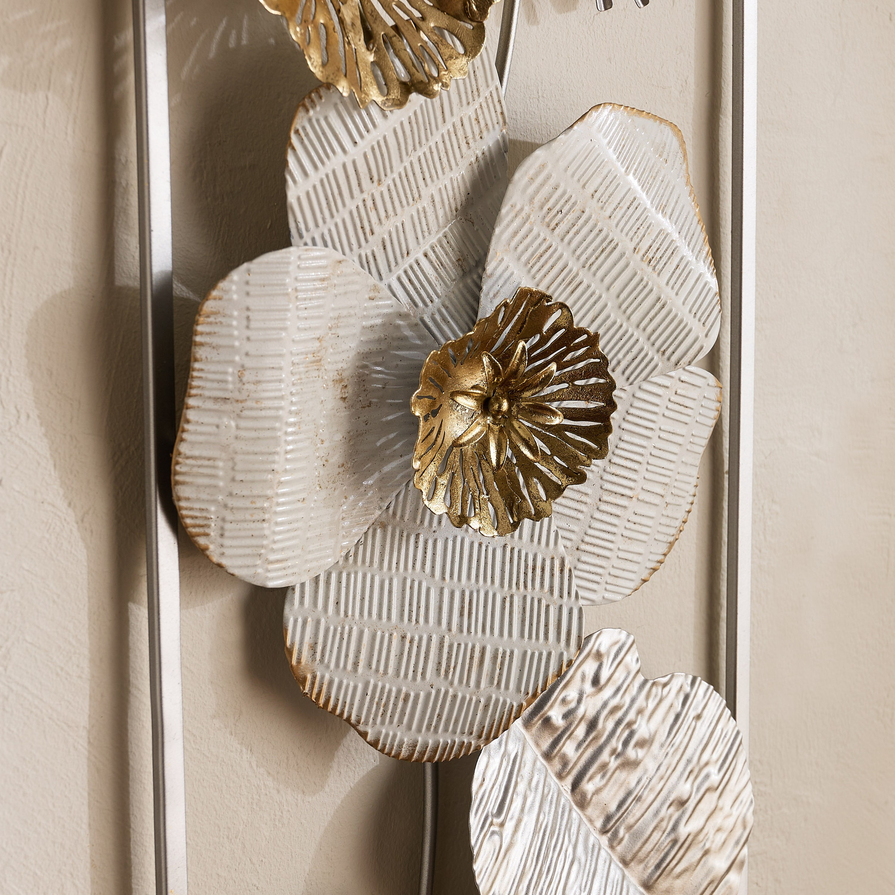 Reza Metal Wall Decor - 24.8x61x3.8 cm-hbxdiningroom-walldecor-wallart-image-3