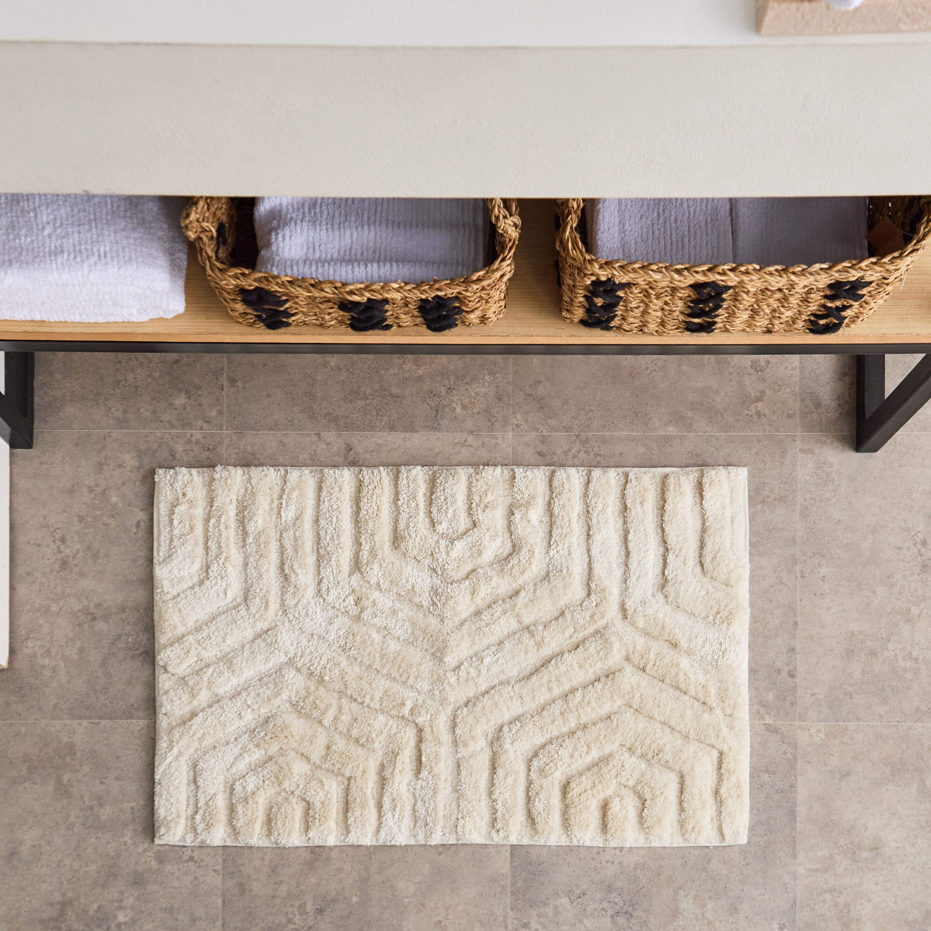 سجادة حمام ألياف دقيقة من ميكروبليس - 50x80 سم-hbxbedroom-floorcoverings-bathmats-image-1