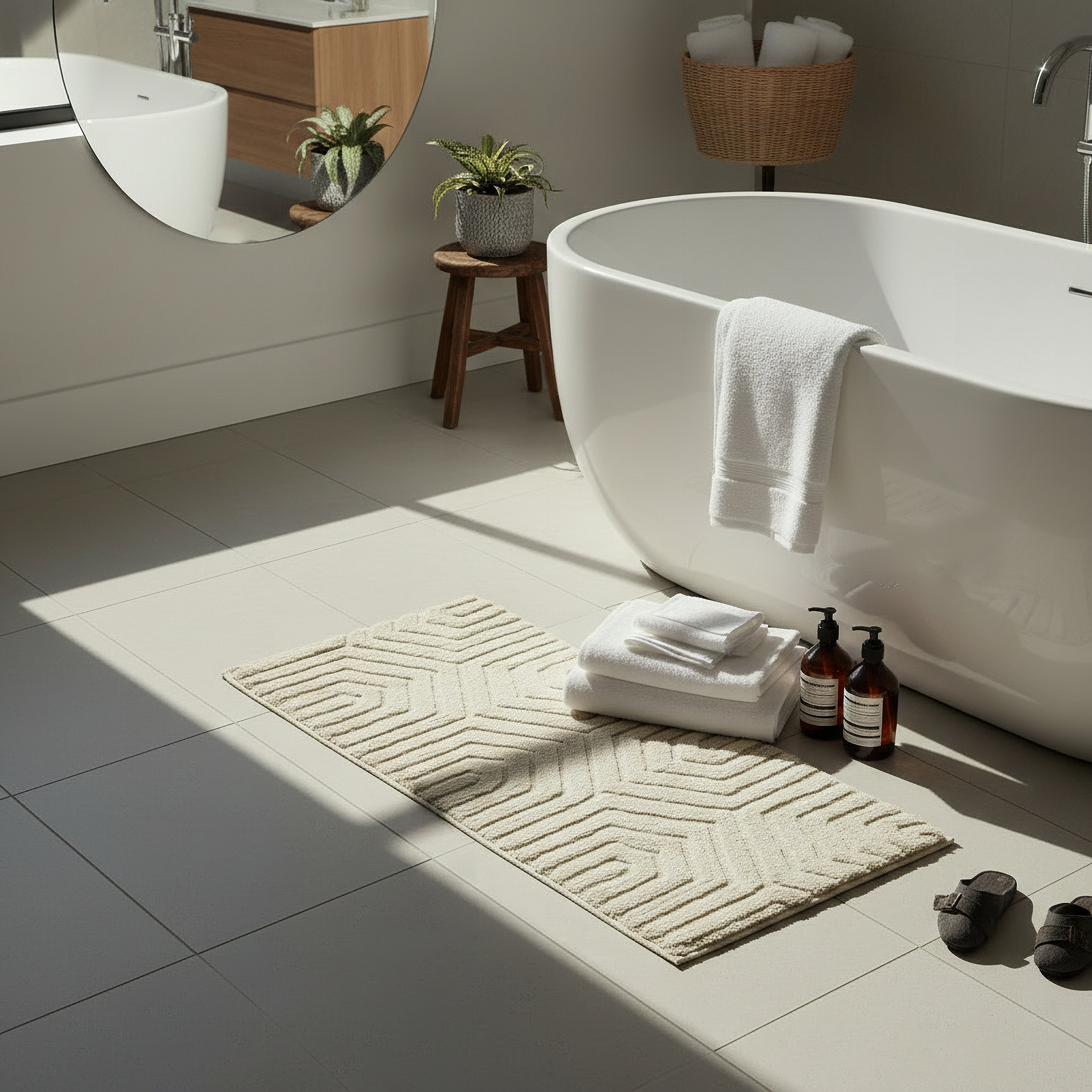 Microbliss Microfibre Bath Mat - 50x150 cm-hbxbedroom-floorcoverings-bathmats-image-4