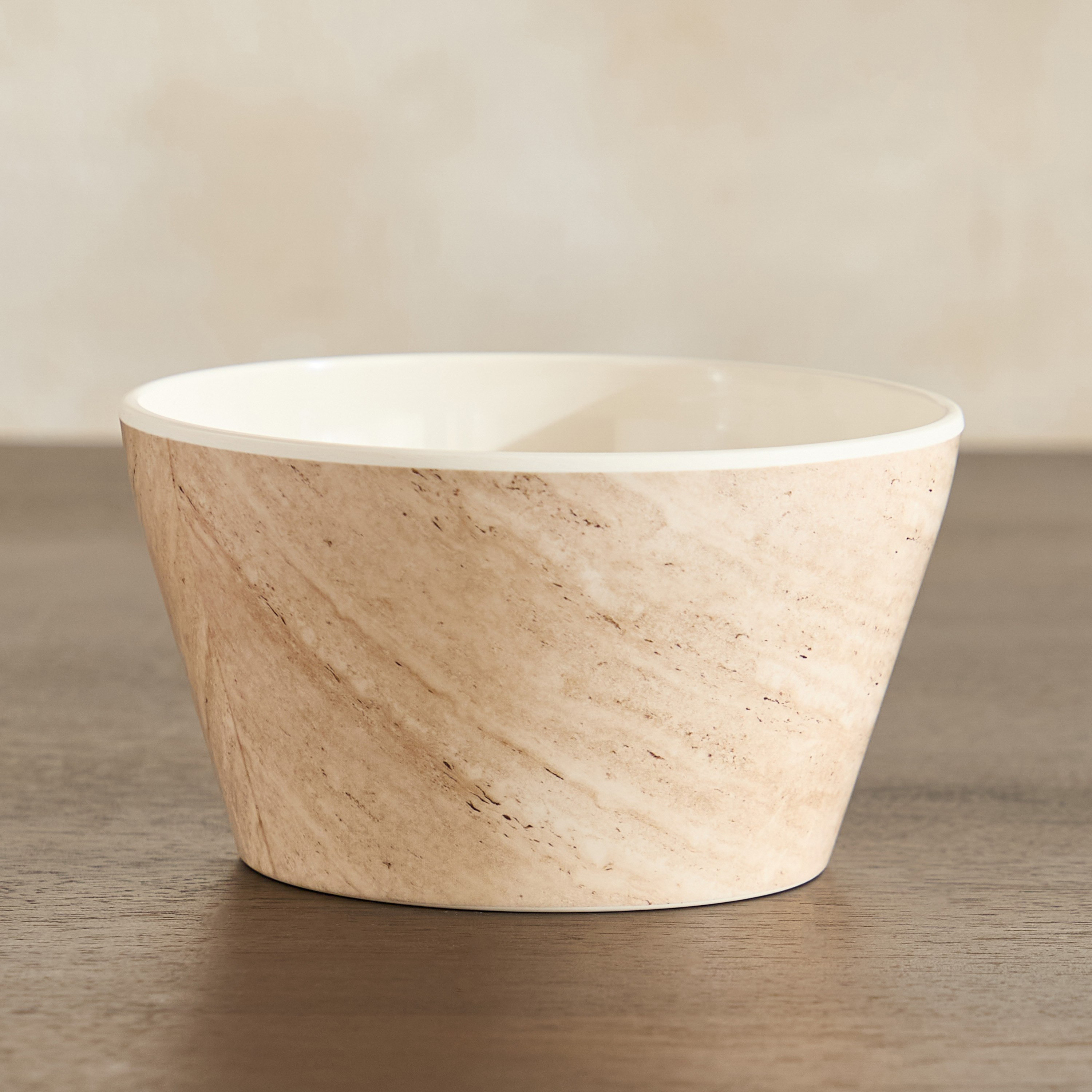 وعاء حبوب من ترافرتين - 14 سم-hbxdecorandfurnishings-tabletop-crockery-image-1