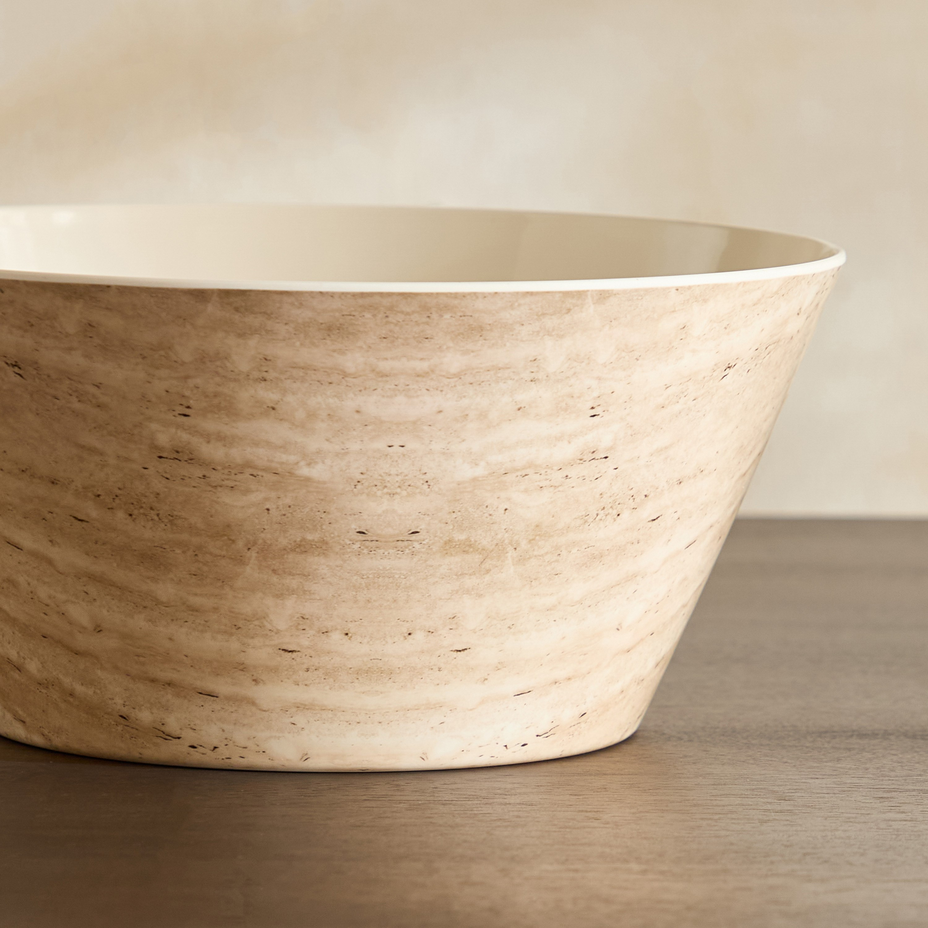 وعاء تقديم ترافيرتين - 25 سم-hbxdecorandfurnishings-tabletop-crockery-image-3