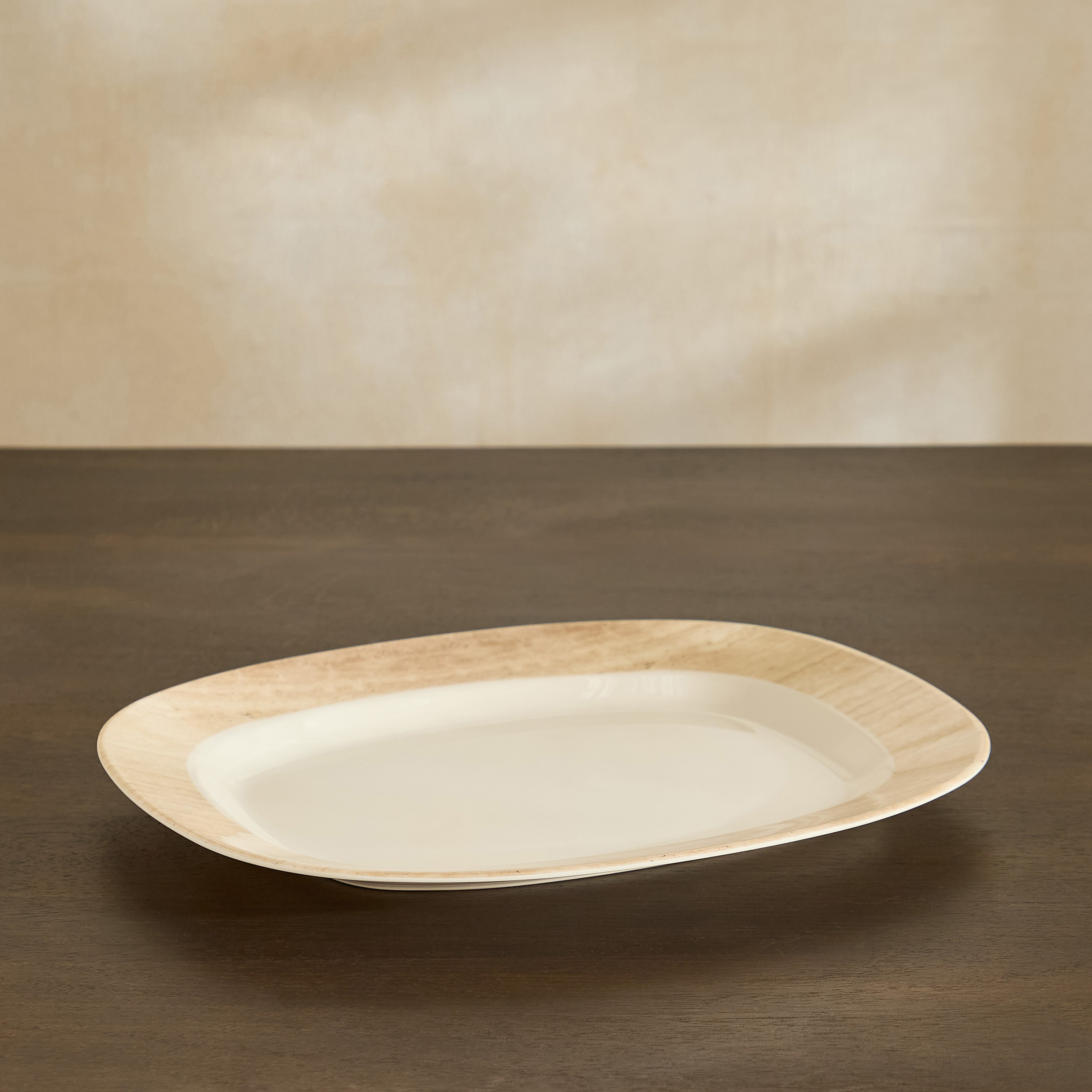 صحن تقديم من ترافرتين - 30 سم-hbxdecorandfurnishings-tabletop-serveware-image-1
