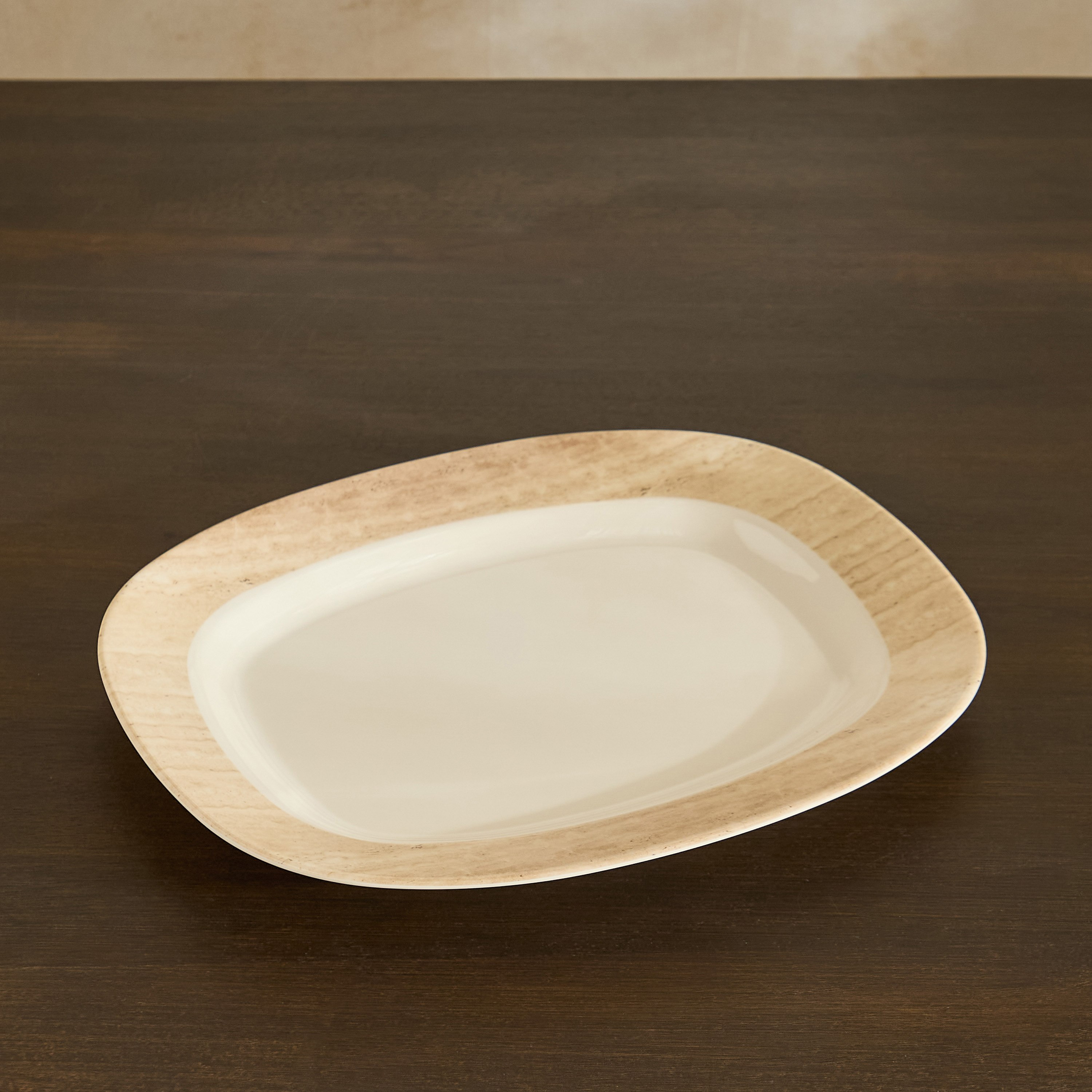 صحن تقديم من ترافرتين - 30 سم-hbxdecorandfurnishings-tabletop-serveware-image-2
