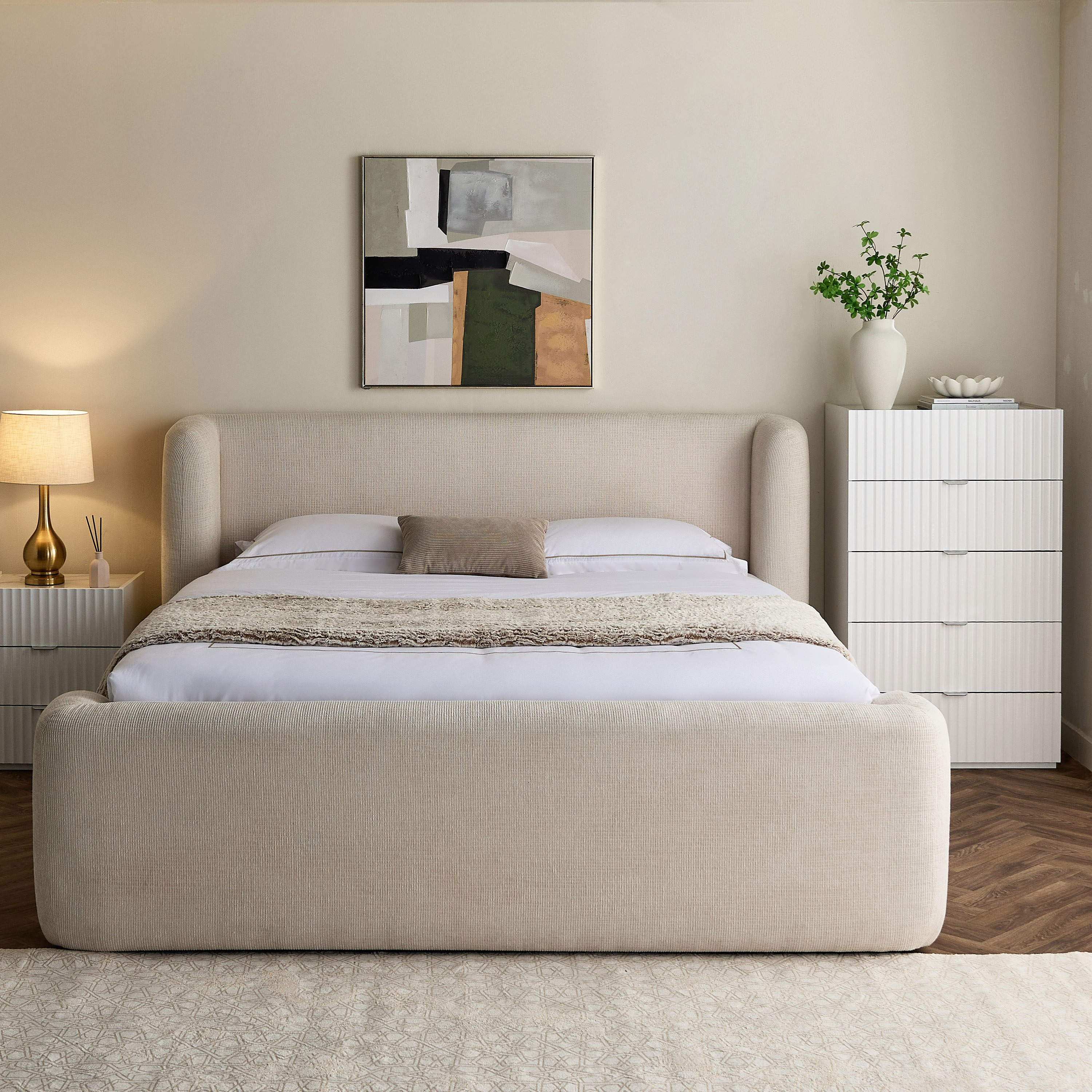 وحدة تخزين بـ5 أدراج وسطح من الحجر الملبد من آركتيك-hbxfurniture-dressersandchests-chestofdrawers-image-6