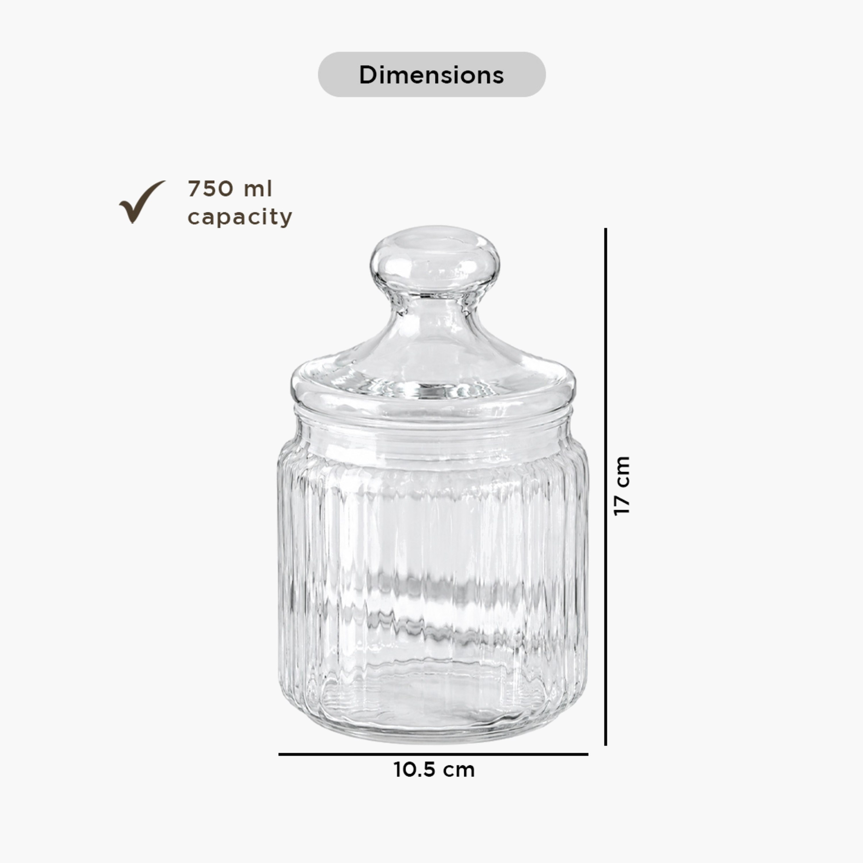 Luminarc Pot Club Glass Jar - 750 ml-hbxhomeware-hbxkitchen-image-11