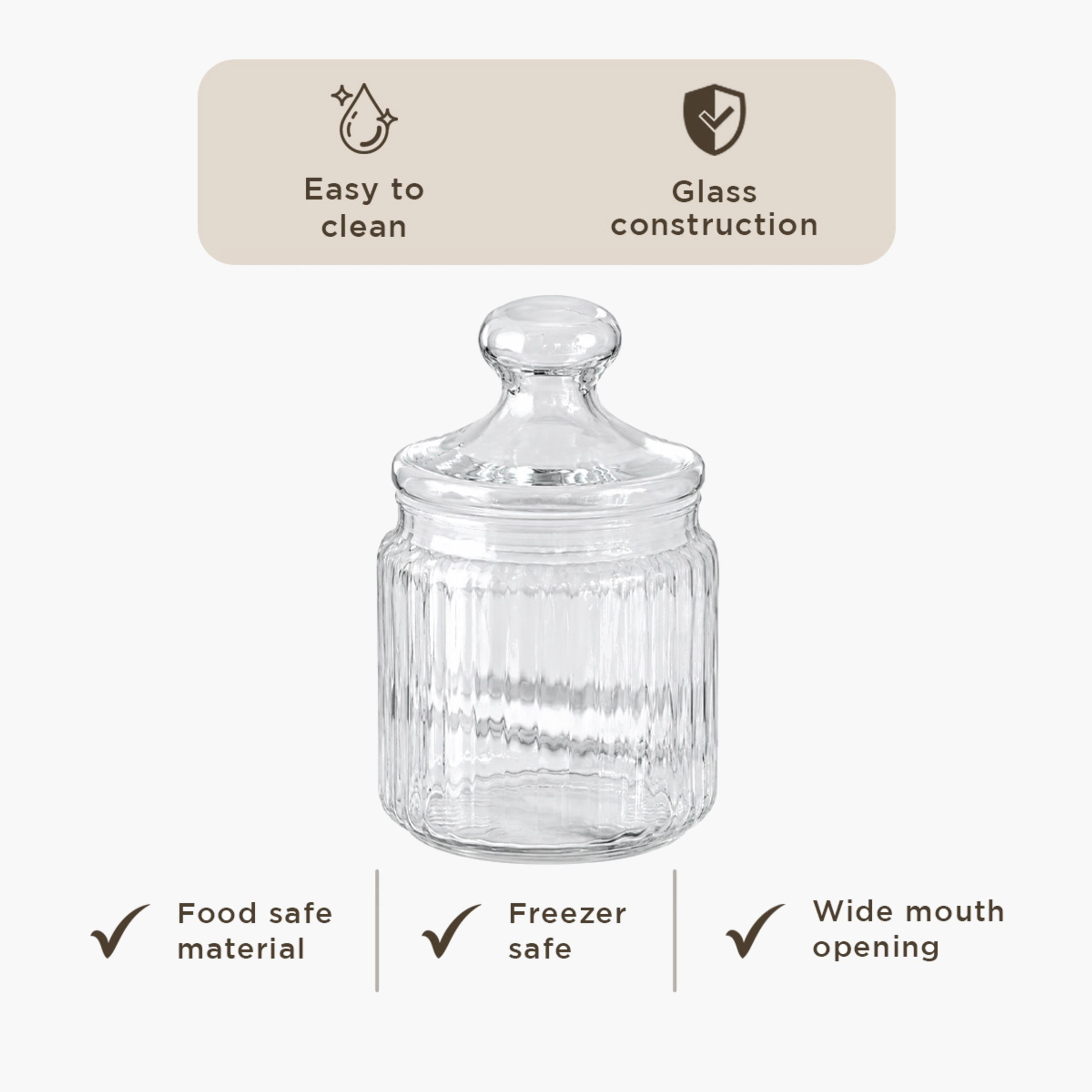 Luminarc Pot Club Glass Jar - 750 ml-hbxhomeware-hbxkitchen-image-9