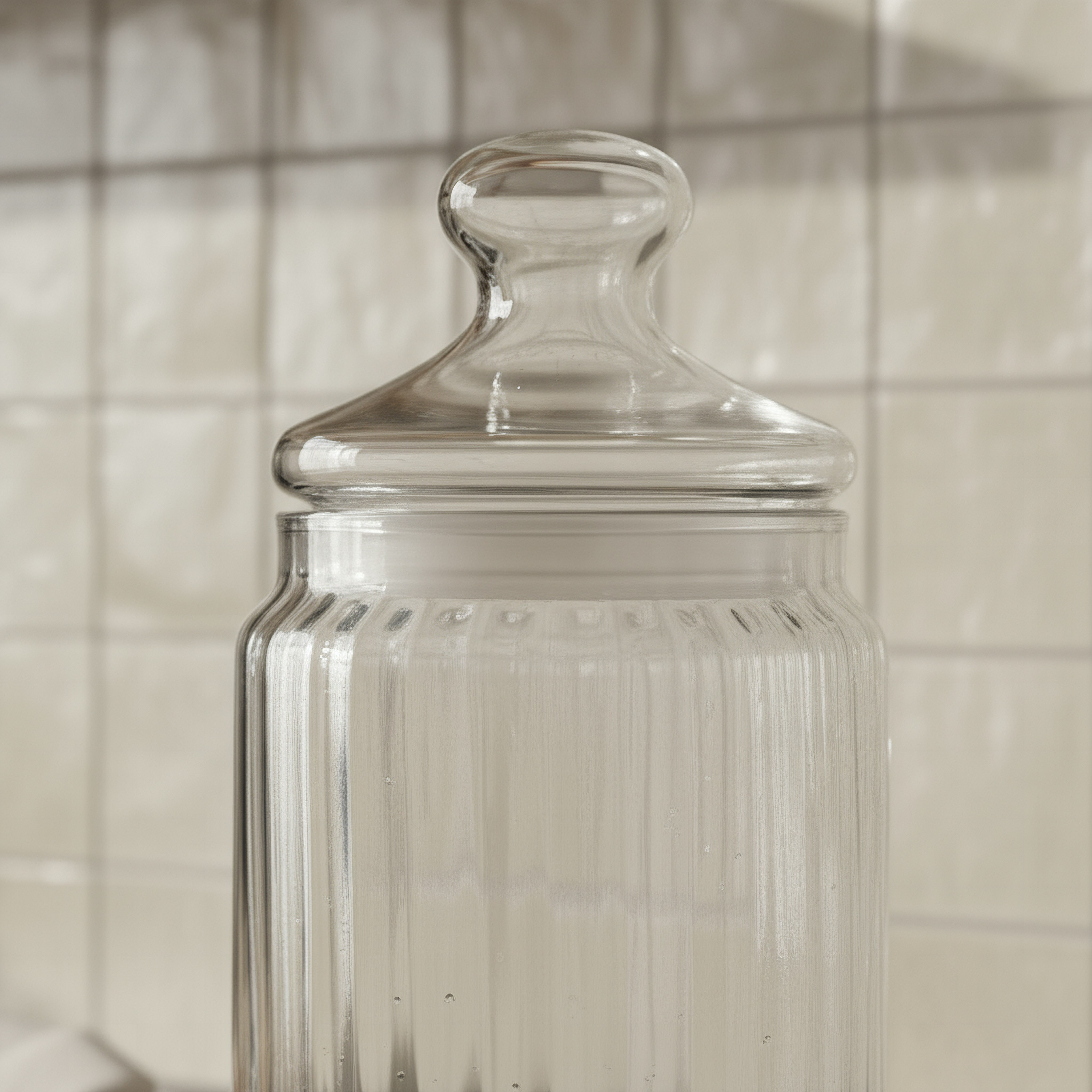 Luminarc Striped Pot Club Glass Jar - 1000 ml-hbxhomeware-hbxkitchen-image-2