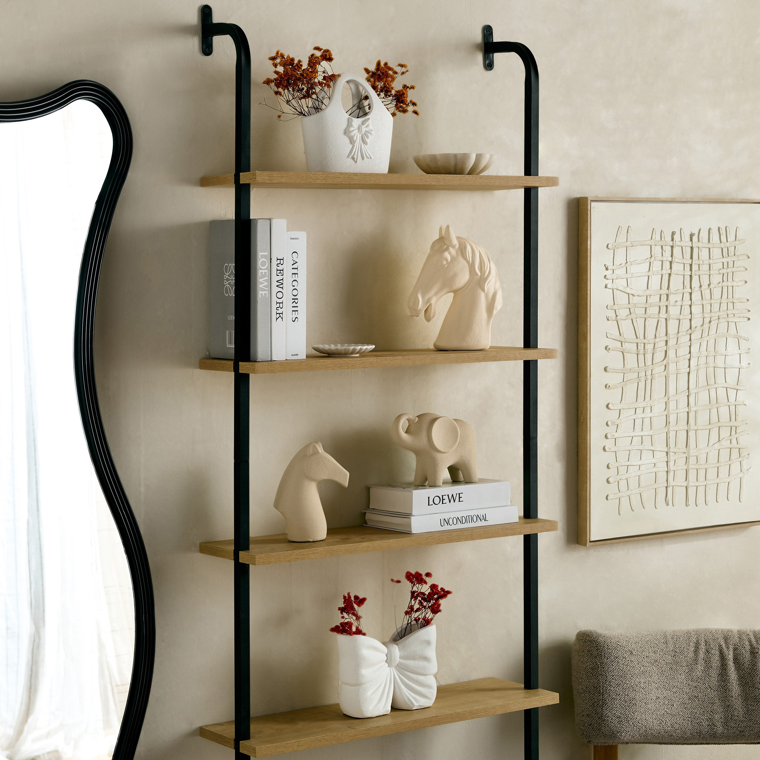 قطعة ديكور سيراميك على شكل حصان من أودري إيدن - 13.5x7x17 سم-hbxhomeware-homedecor-figurinesandornaments-image-8