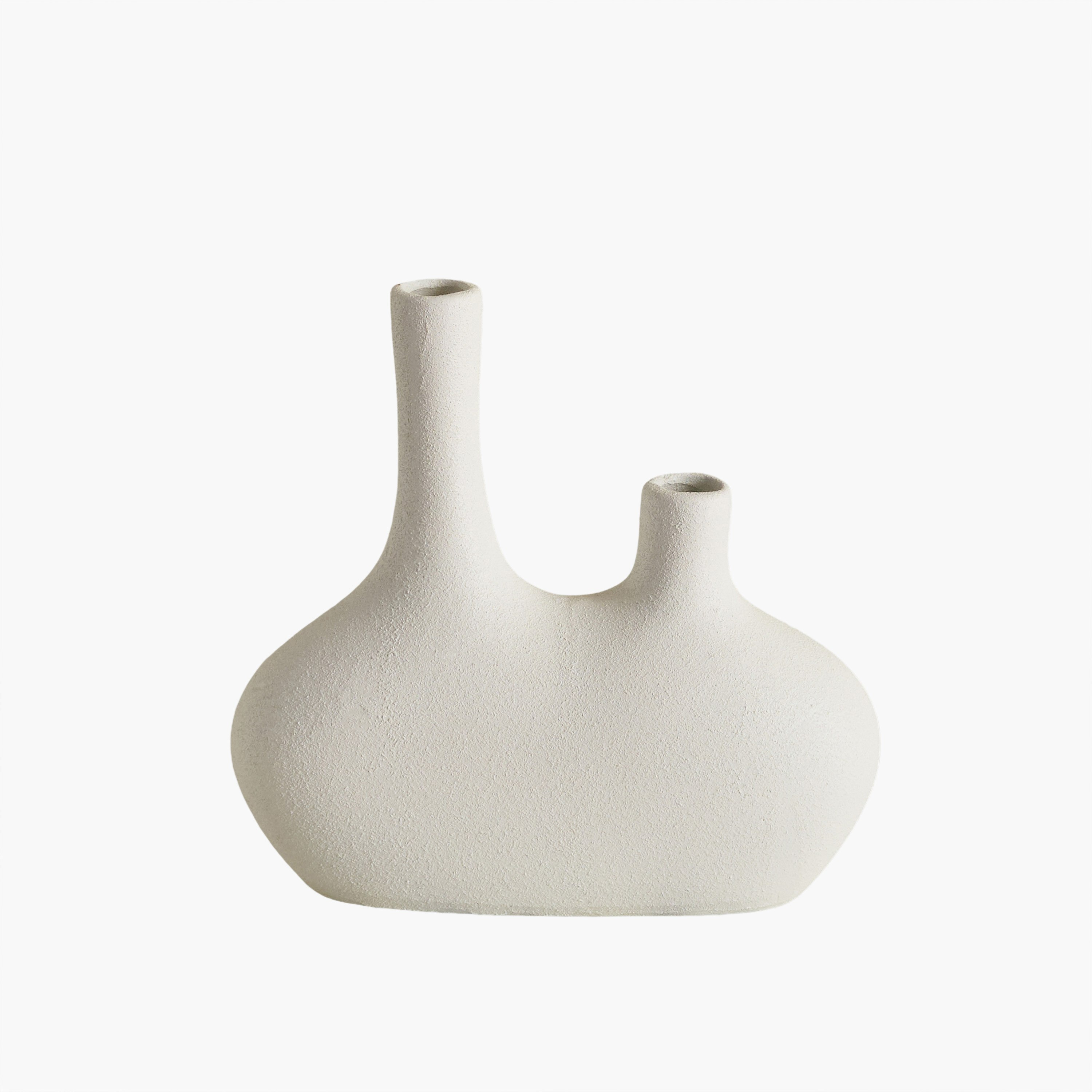 Audrey Eden Decorative Ceramic Vase - 21x7x21 cm-hbxbedroom-decorandaccessories-vases-image-9