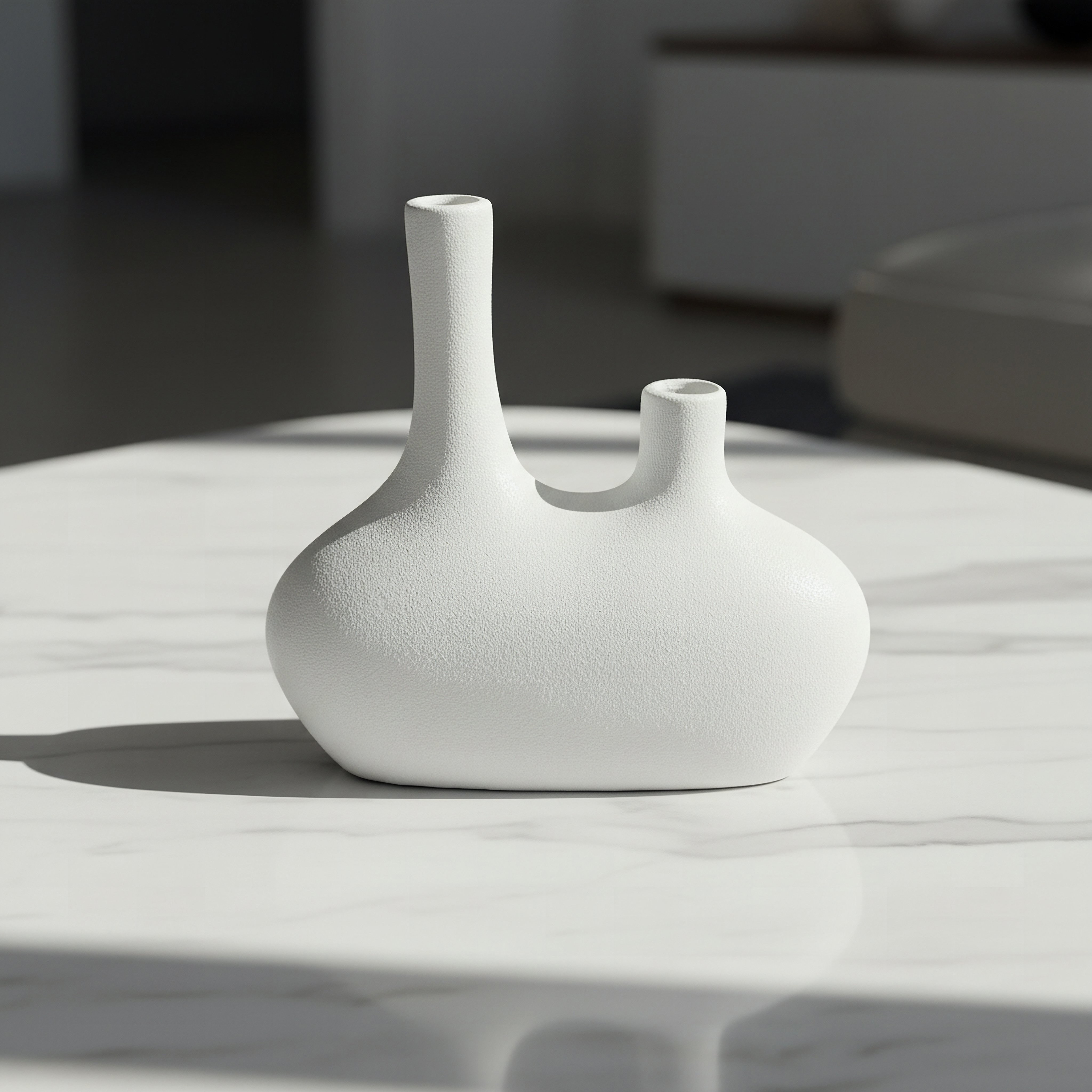 Audrey Eden Decorative Ceramic Vase - 21x7x21 cm-hbxbedroom-decorandaccessories-vases-image-1