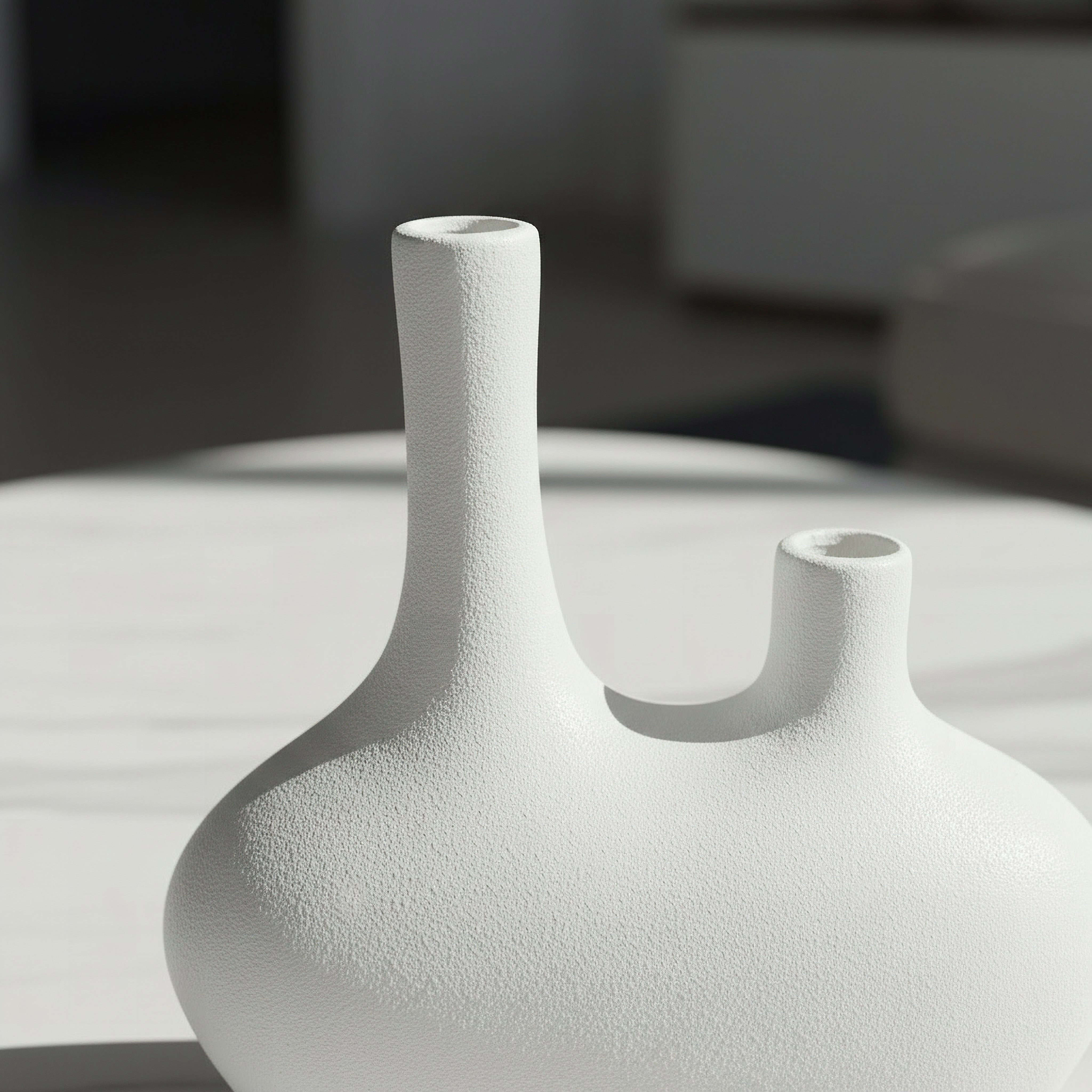 Audrey Eden Decorative Ceramic Vase - 21x7x21 cm-hbxbedroom-decorandaccessories-vases-image-3