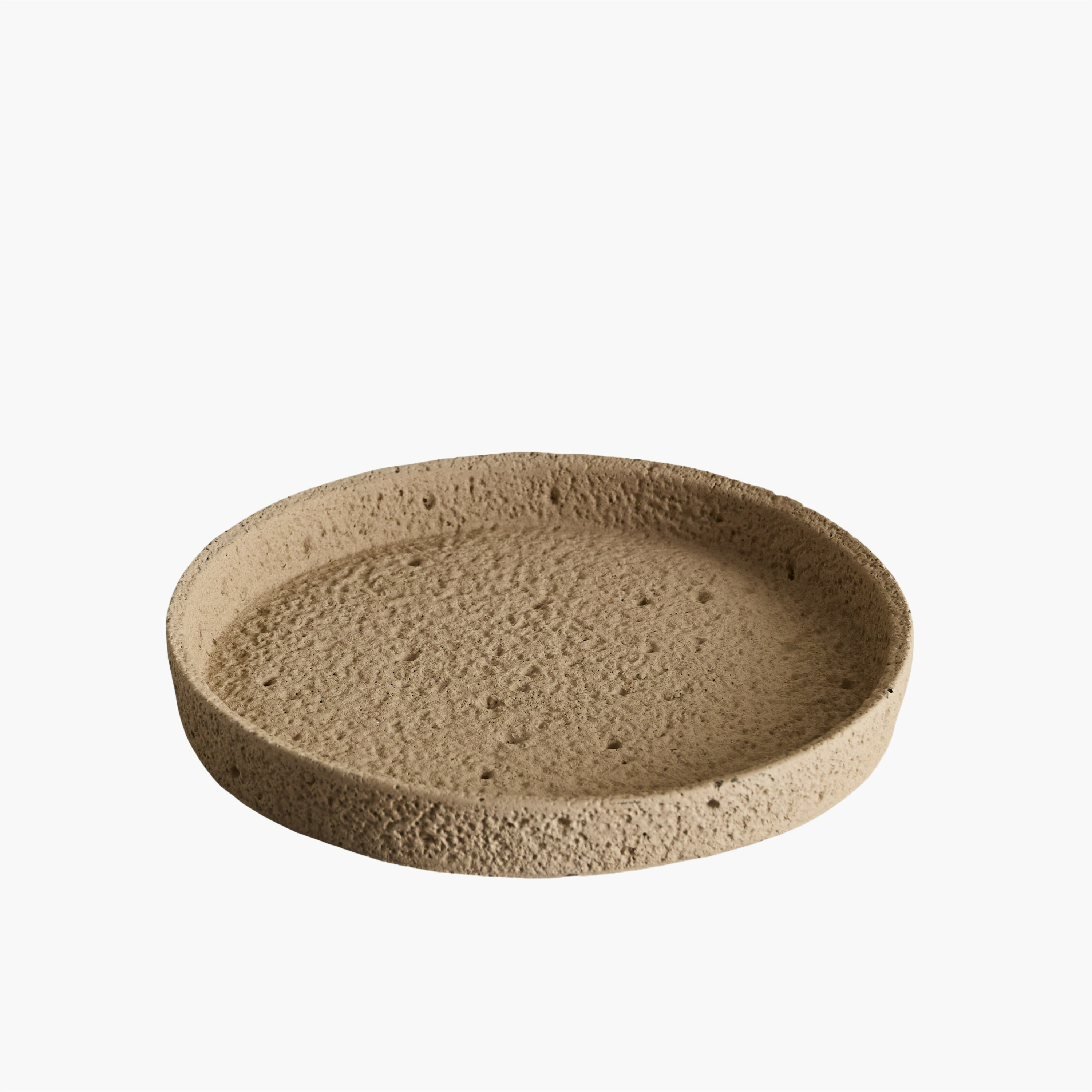 Audrey Eden Decorative Cement Round Tray - 23x23x3 cm-hbxhomeware-hbxdecorandfurnishings-image-8