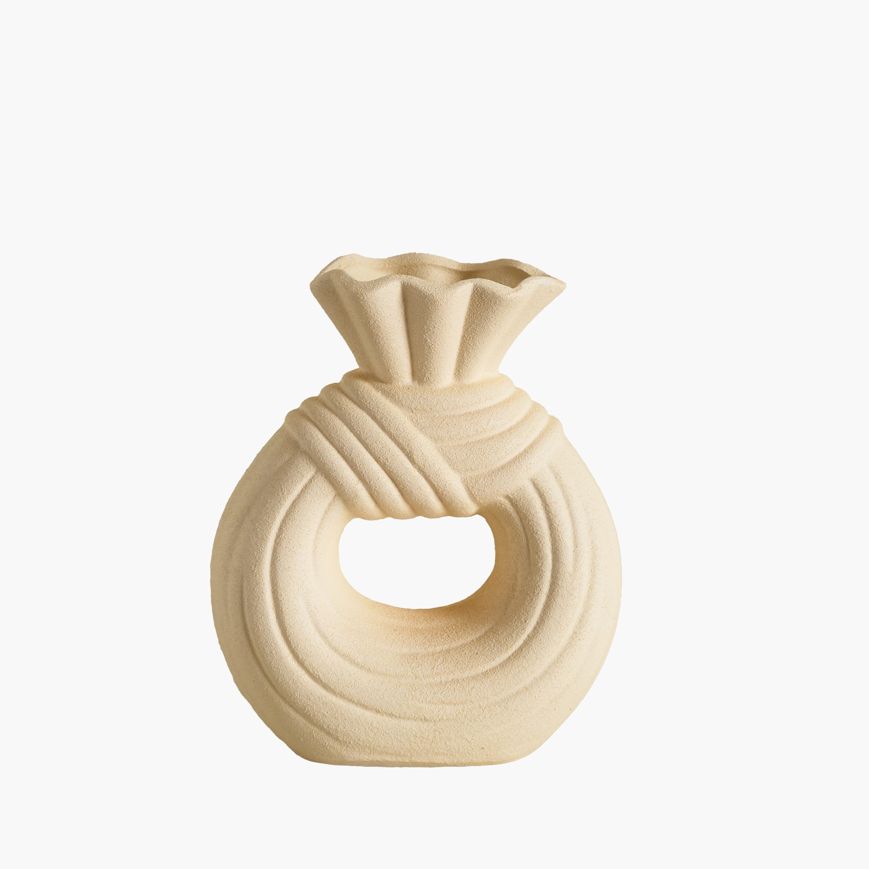 Audrey Eden Decorative Ceramic Vase - 17x7.5x18 cm-hbxbedroom-decorandaccessories-vases-image-9