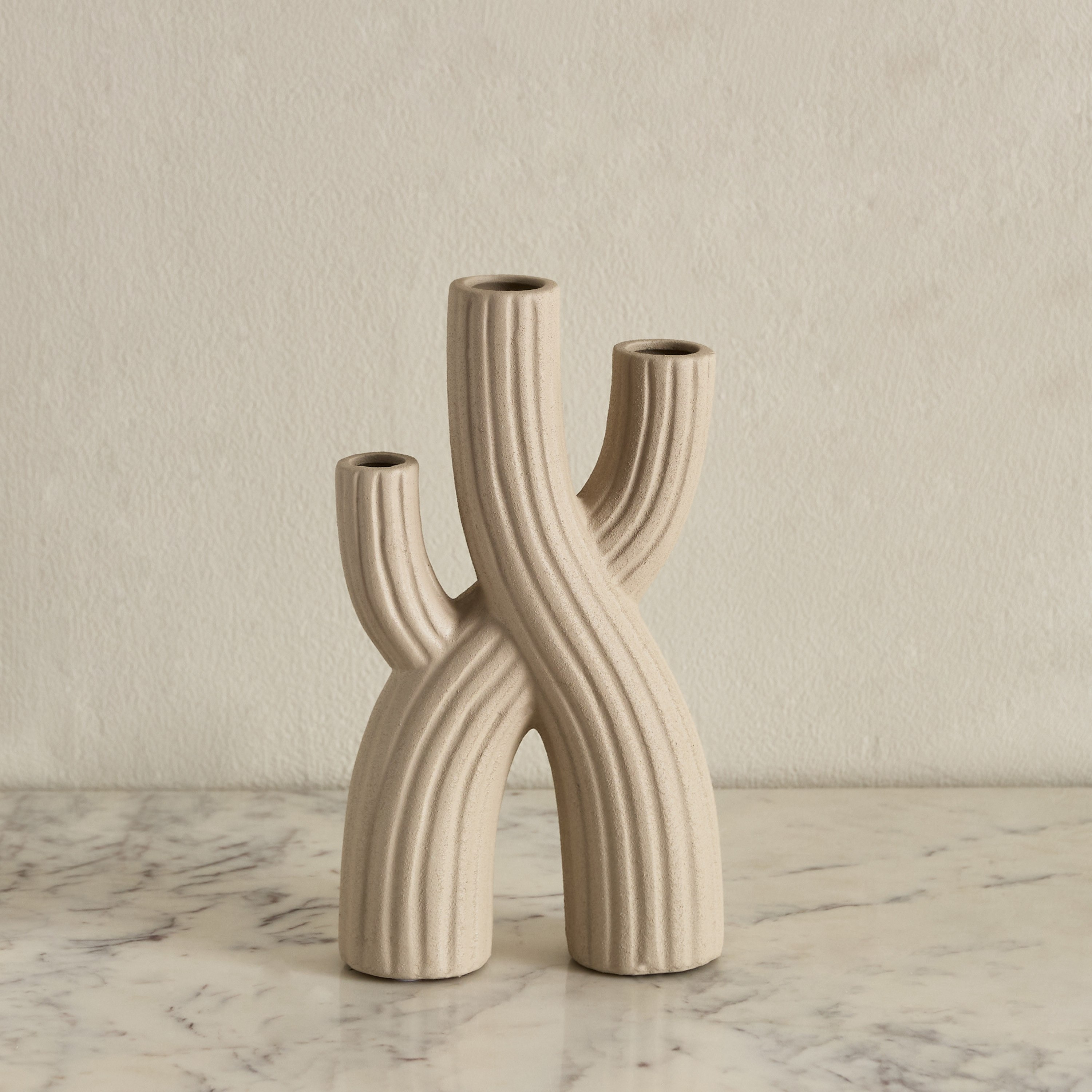 مزهرية ديكور سيراميك من أودري-إيدن - 14x6x25.5 سم-hbxbedroom-decorandaccessories-vases-image-6