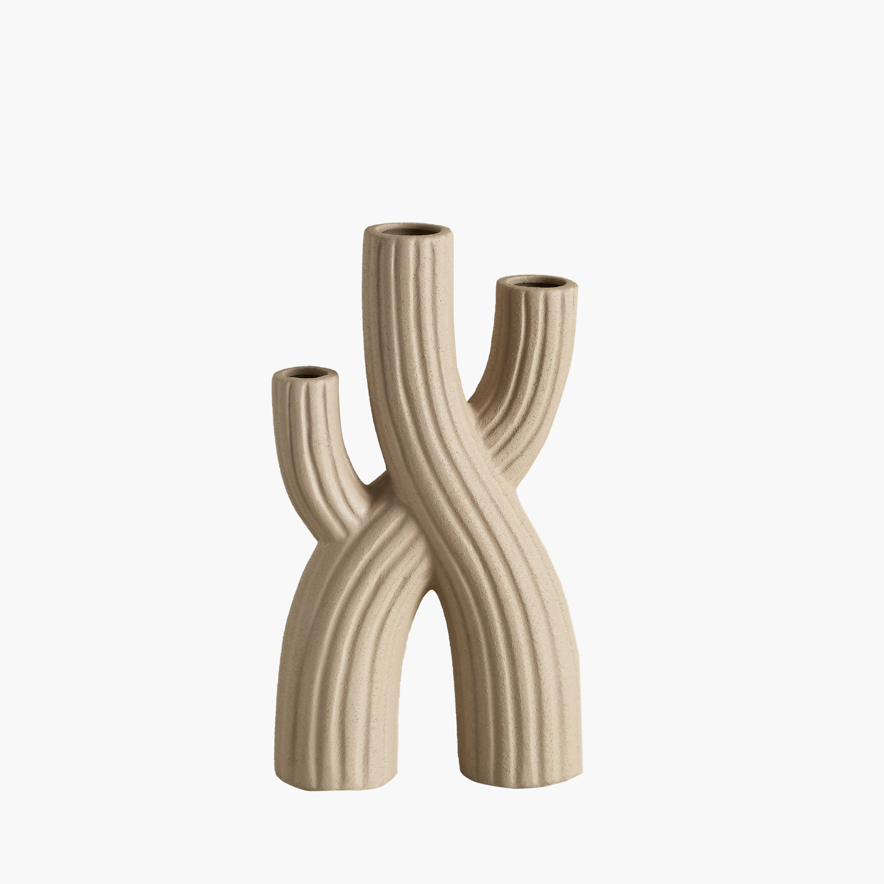 مزهرية ديكور سيراميك من أودري-إيدن - 14x6x25.5 سم-hbxbedroom-decorandaccessories-vases-image-9