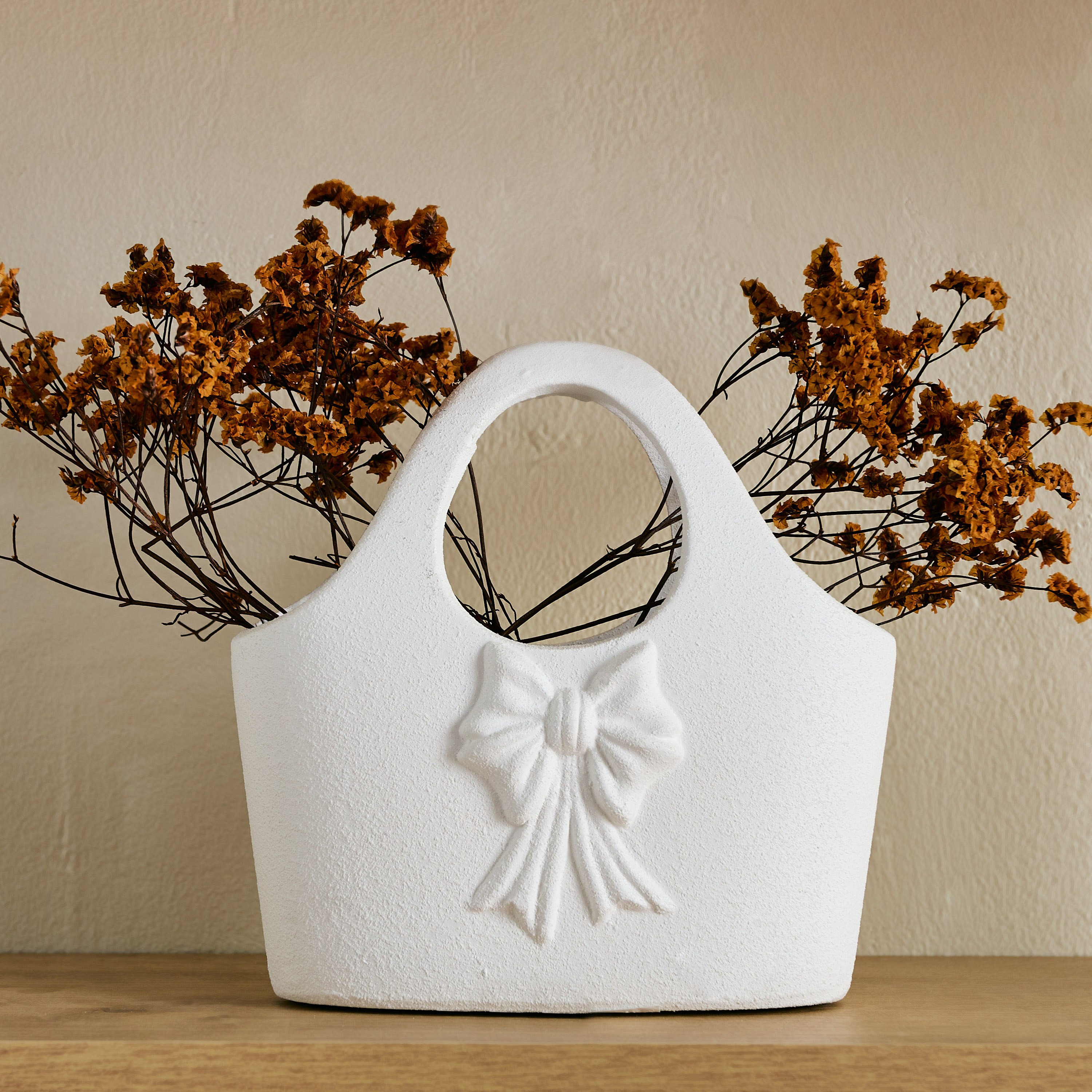Audrey Eden Decorative Ceramic Vase - 18x9x18 cm-hbxbedroom-decorandaccessories-vases-image-1