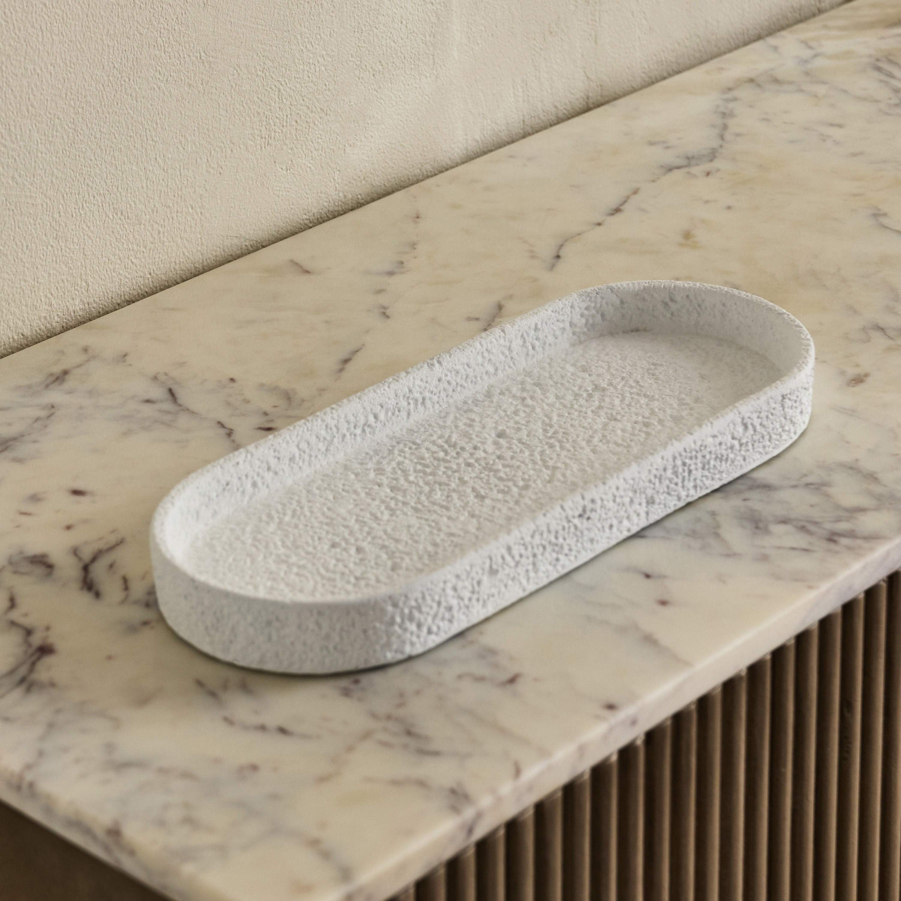 Audrey-Eden Decorative Cement Oval Tray - 34x13x3 cm-PROMO_HB_BAH_THRESHOLD_Homeware_100426-image-5