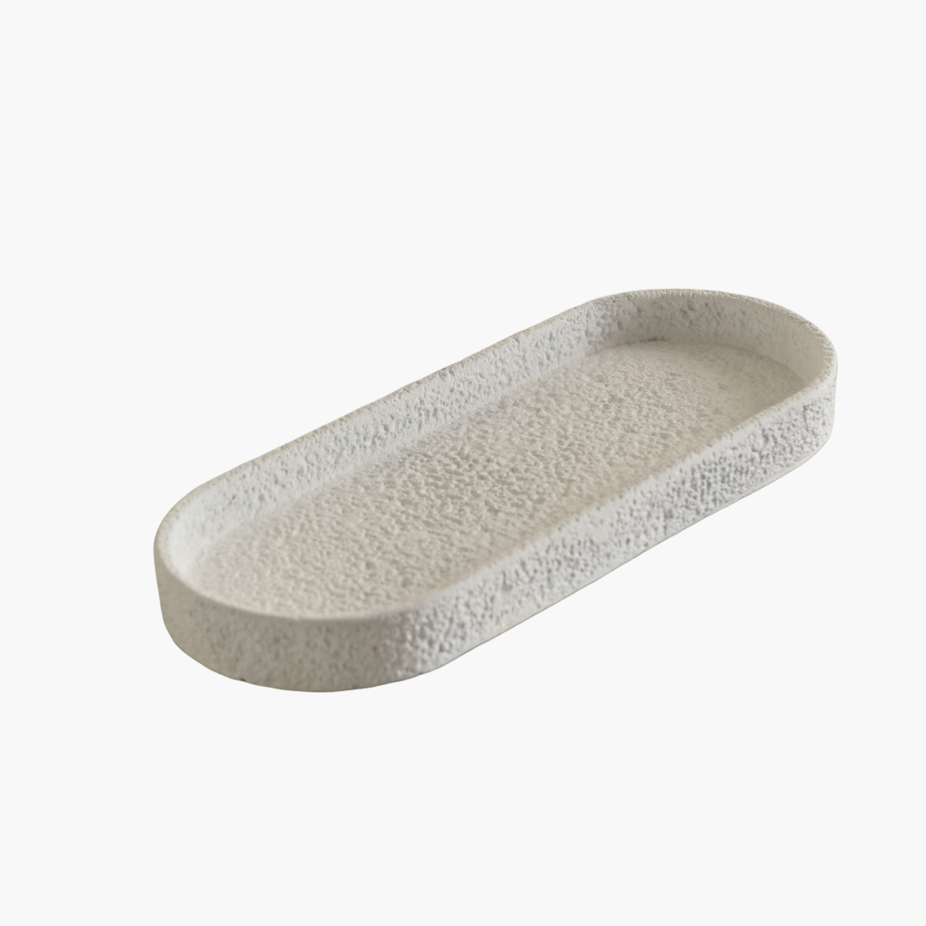 Audrey-Eden Decorative Cement Oval Tray - 34x13x3 cm-PROMO_HB_BAH_THRESHOLD_Homeware_100426-image-8