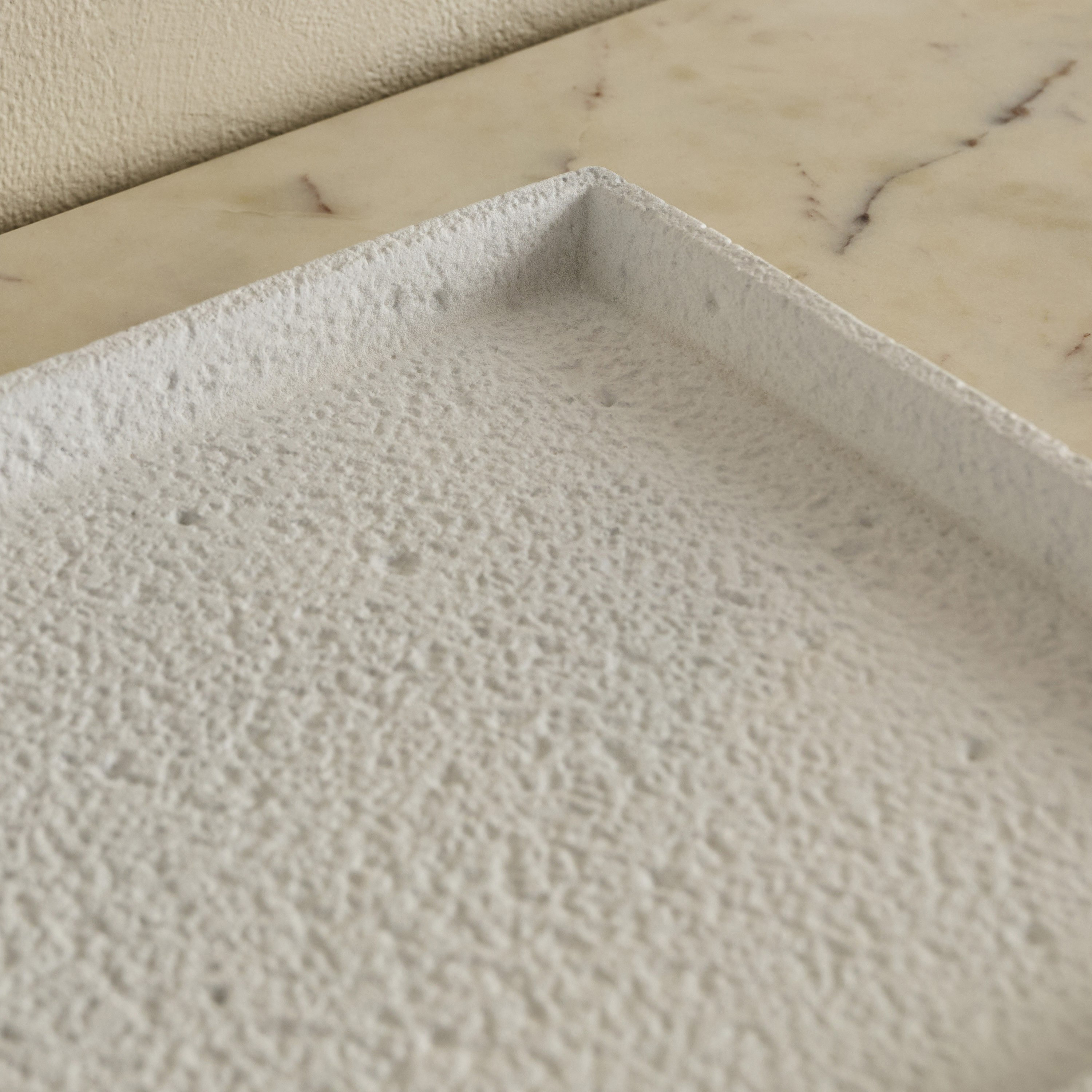 Audrey-Eden Square Cement Decorative Tray - 27x26x3 cm-hbxhomeware-hbxdecorandfurnishings-image-6