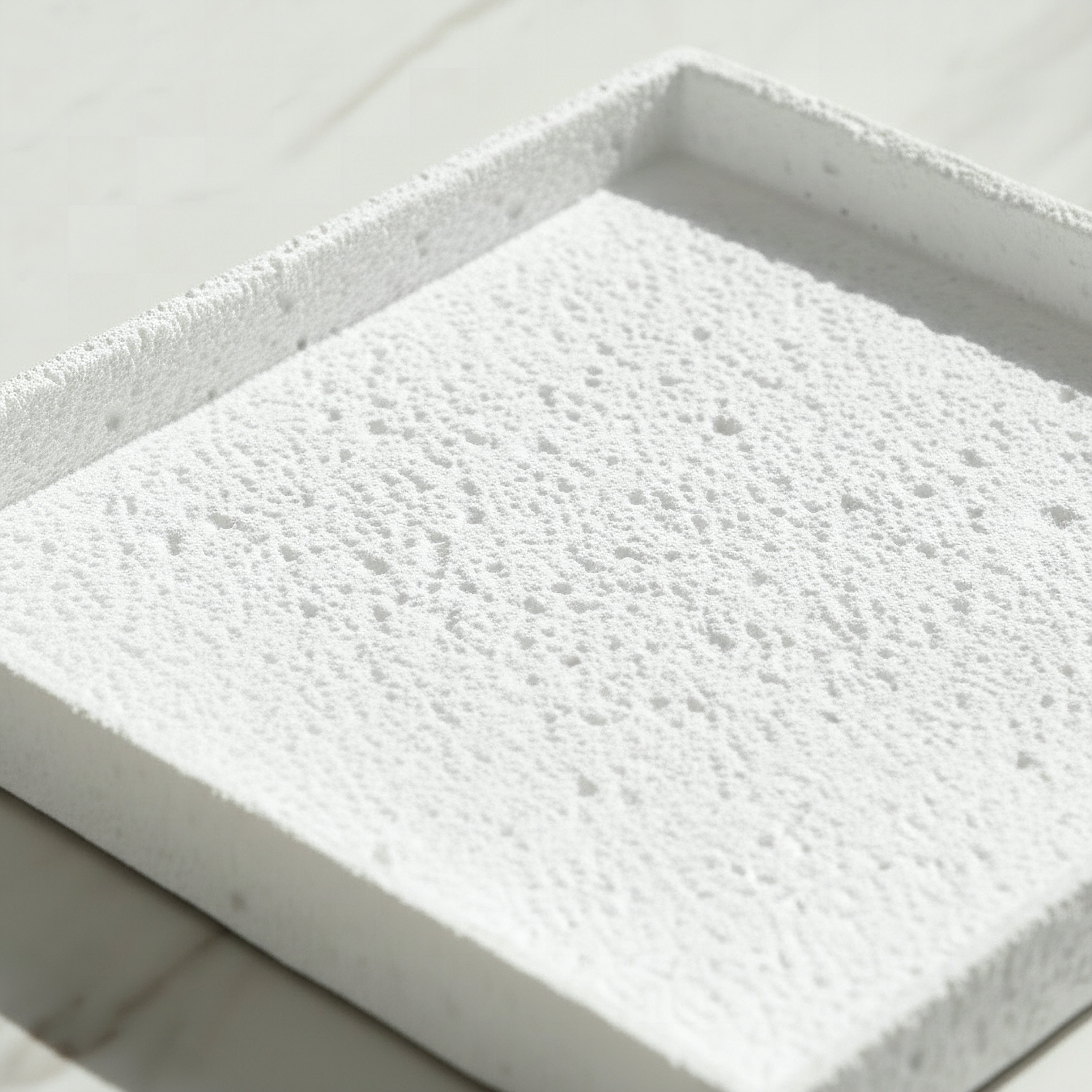 Audrey-Eden Square Cement Decorative Tray - 27x26x3 cm-hbxhomeware-hbxdecorandfurnishings-image-3