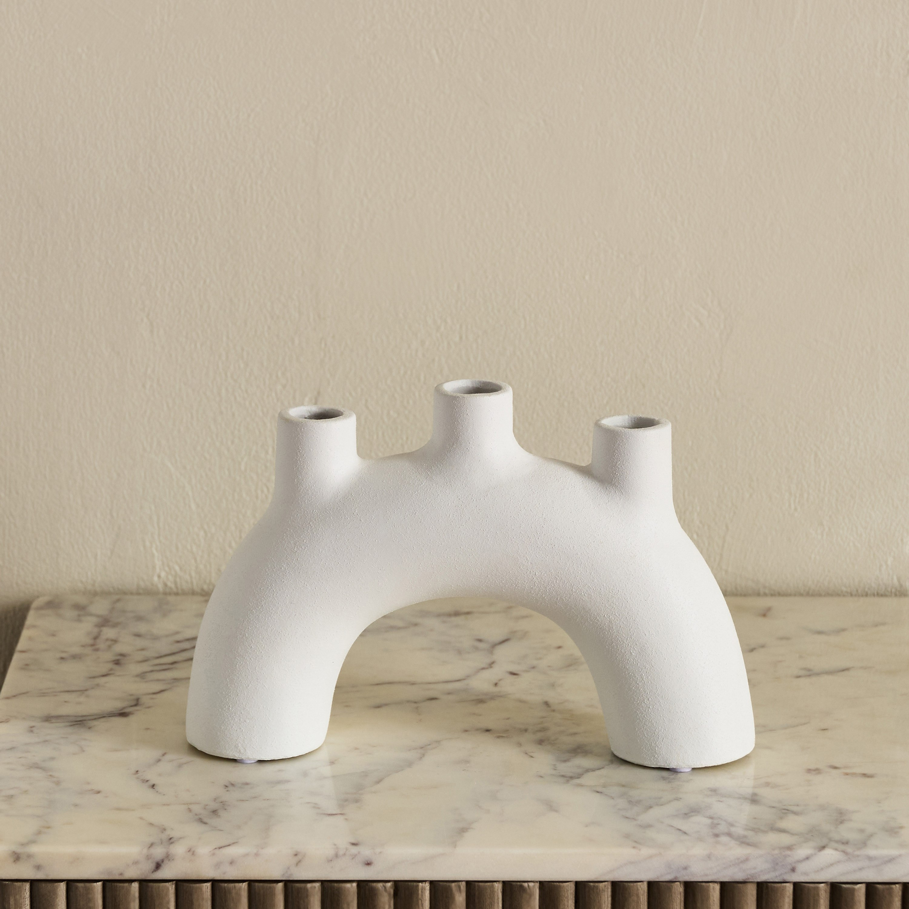 Audrey Eden Decorative Ceramic Vase - 36x6.5x7.5 cm-hbxbedroom-decorandaccessories-vases-image-6