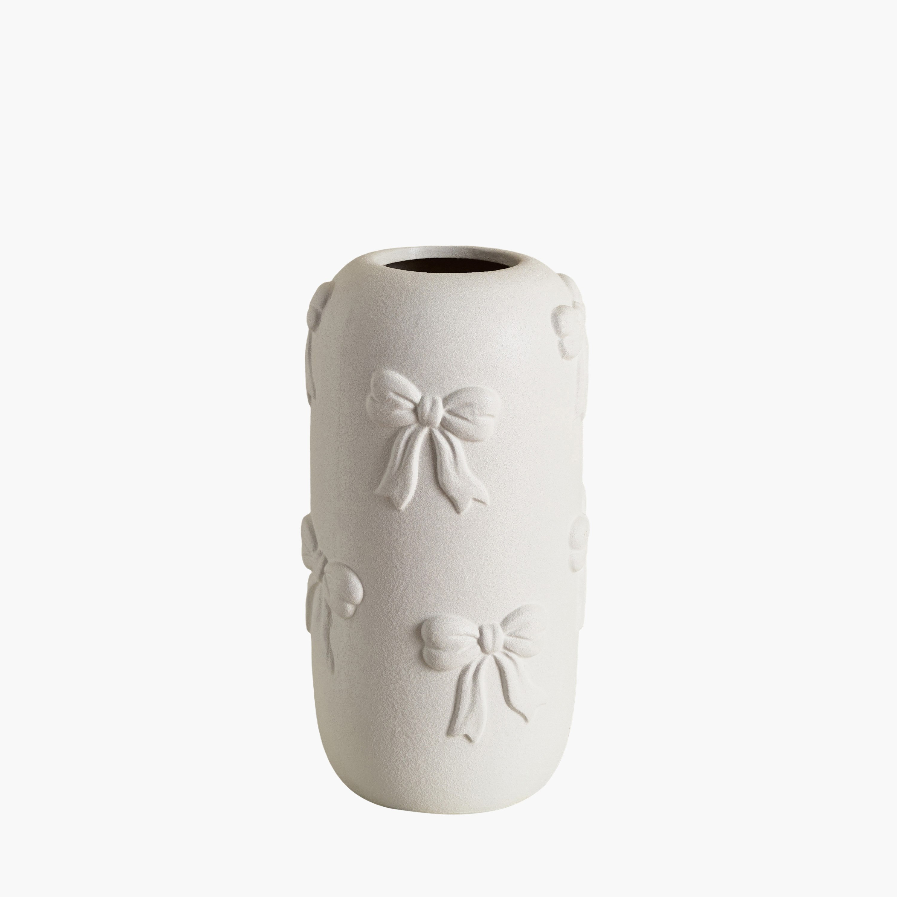 Audrey-Eden Decorative Ceramic Bowknot Vase - 15.5x15.5x30 cm-hbxbedroom-decorandaccessories-vases-image-9