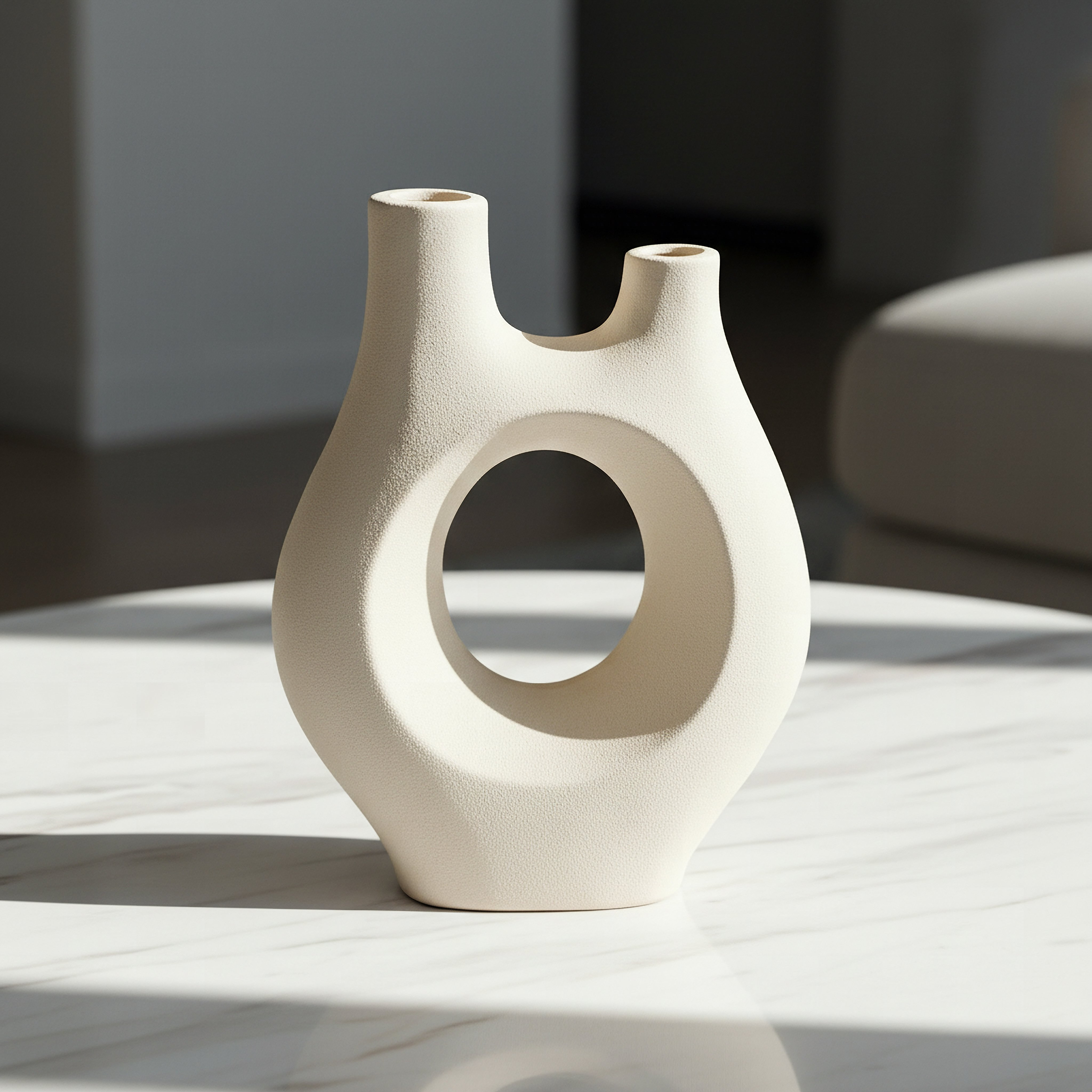 Audrey-Eden Decorative Ceramic Vase - 24.5x9.5x32.5 cm-hbxbedroom-decorandaccessories-vases-image-1