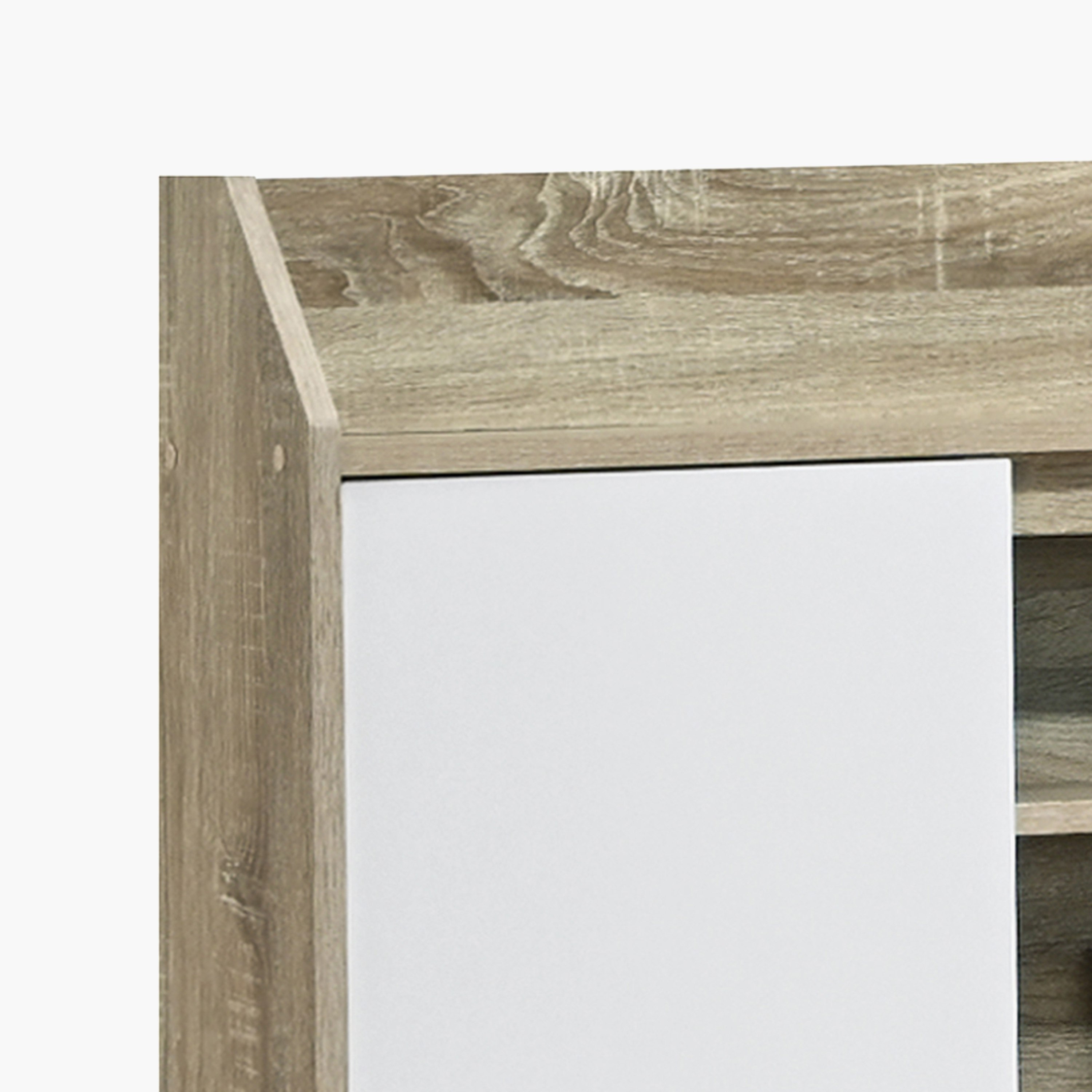 Movo Kulltorp Nexa King Bed with Door and Open Shelf Storage - 180x200 cm-hbxfurniture-bedsandbedsets-beds-king-image-4