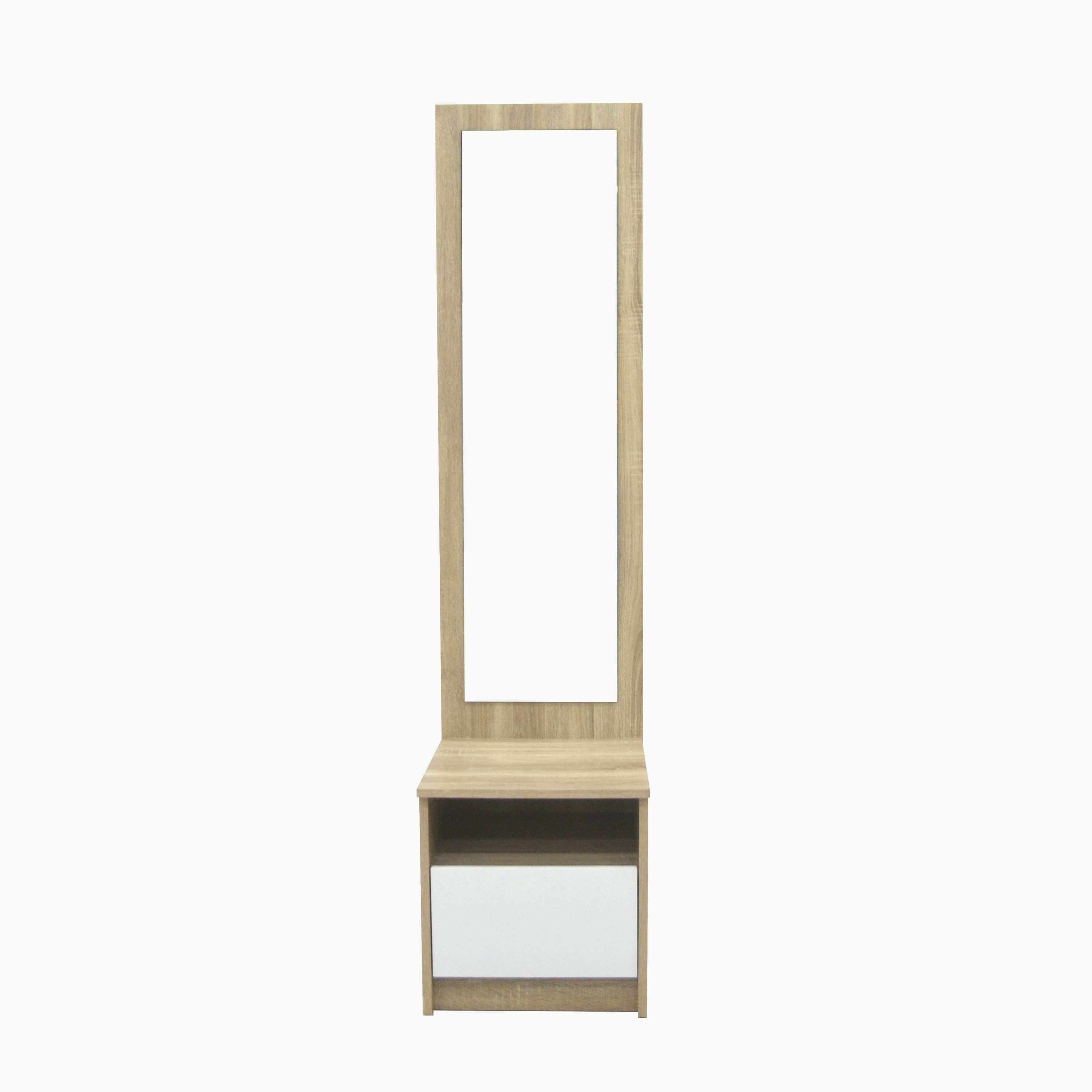 Movo Alford 1-Drawer Dressing Table with Mirror and Open Shelf-hbxfurniture-bedroom-dressersandmirrors-image-3