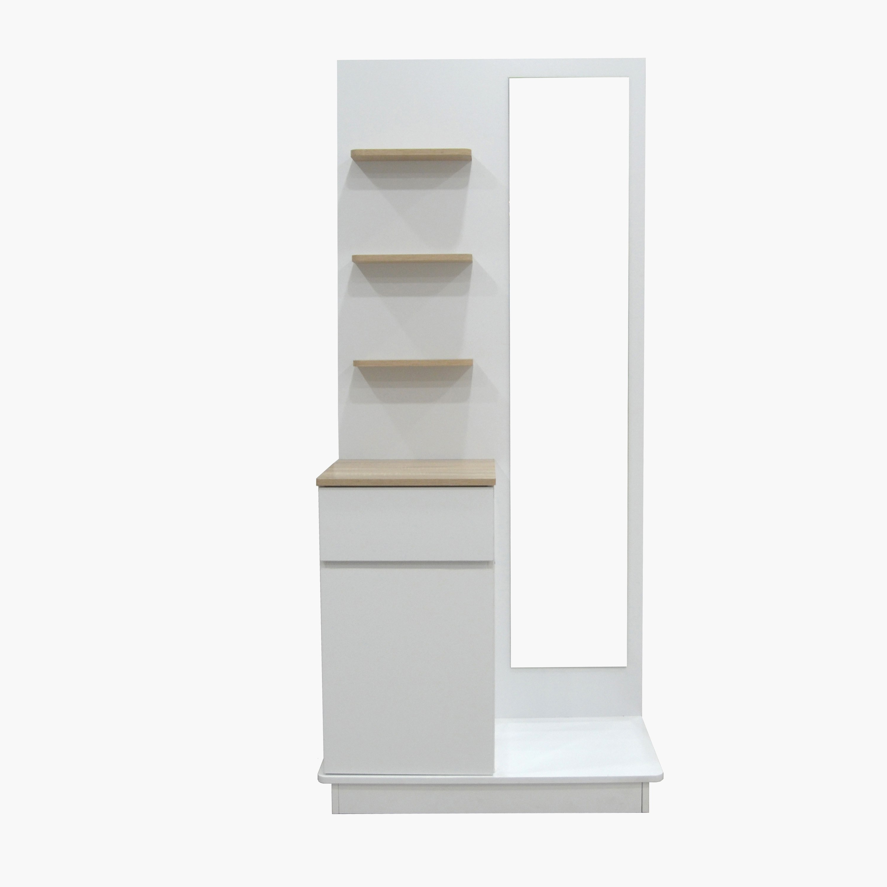 Movo Kulltorp Boomer 1-Door Dressing Table with Mirror and Drawer-hbxfurniture-bedroom-dressersandmirrors-image-2