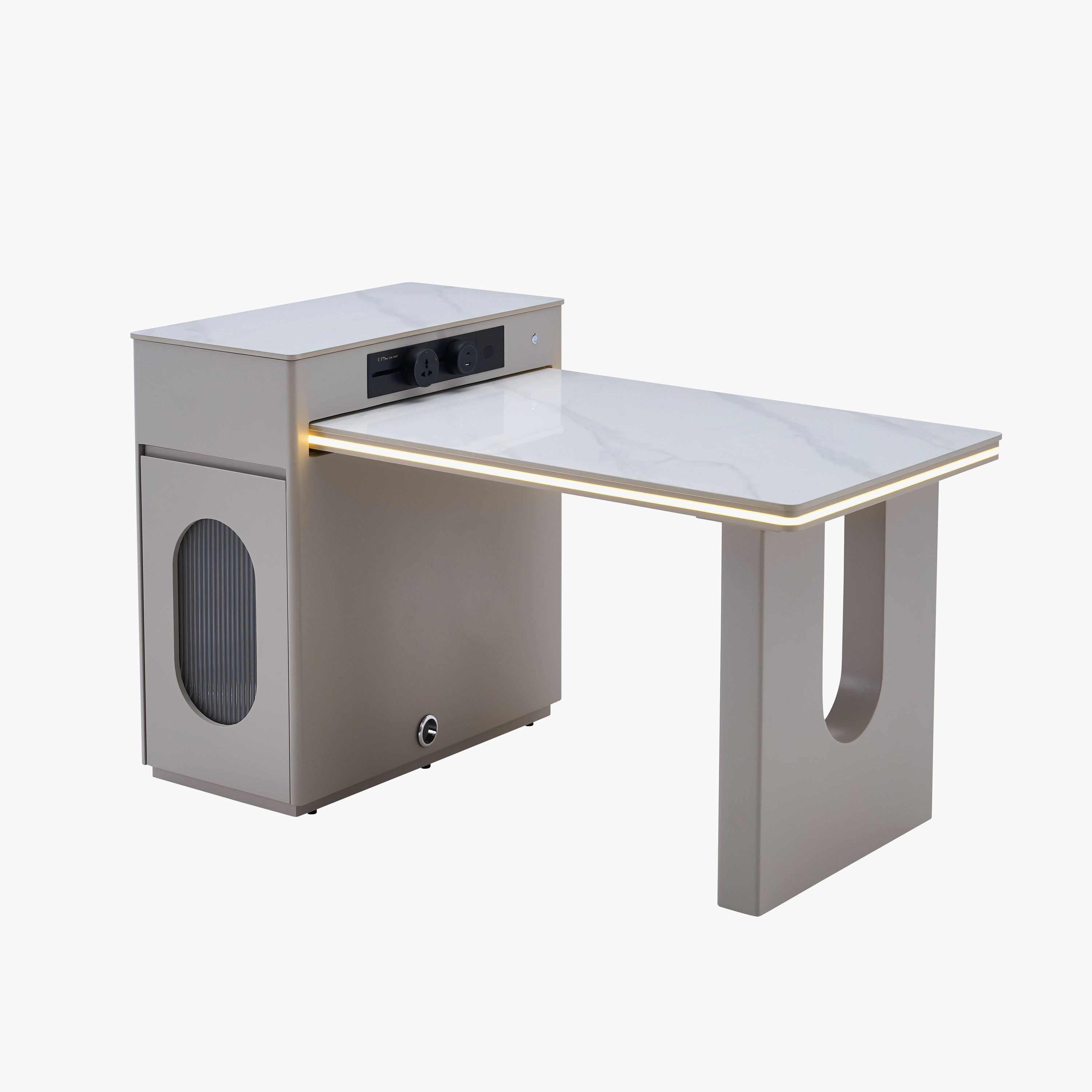 Bristol 4-Seater Sintered Stone Top Kitchen Island Table-hbxfurniture-diningtablesandsets-diningtables-fourseater-image-6