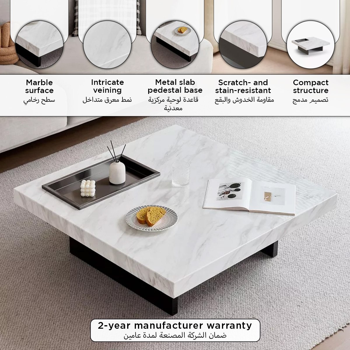 Levante Faux Marble Top Coffee Table-hbxlivingroom-tablesandstands-coffeetables-image-5