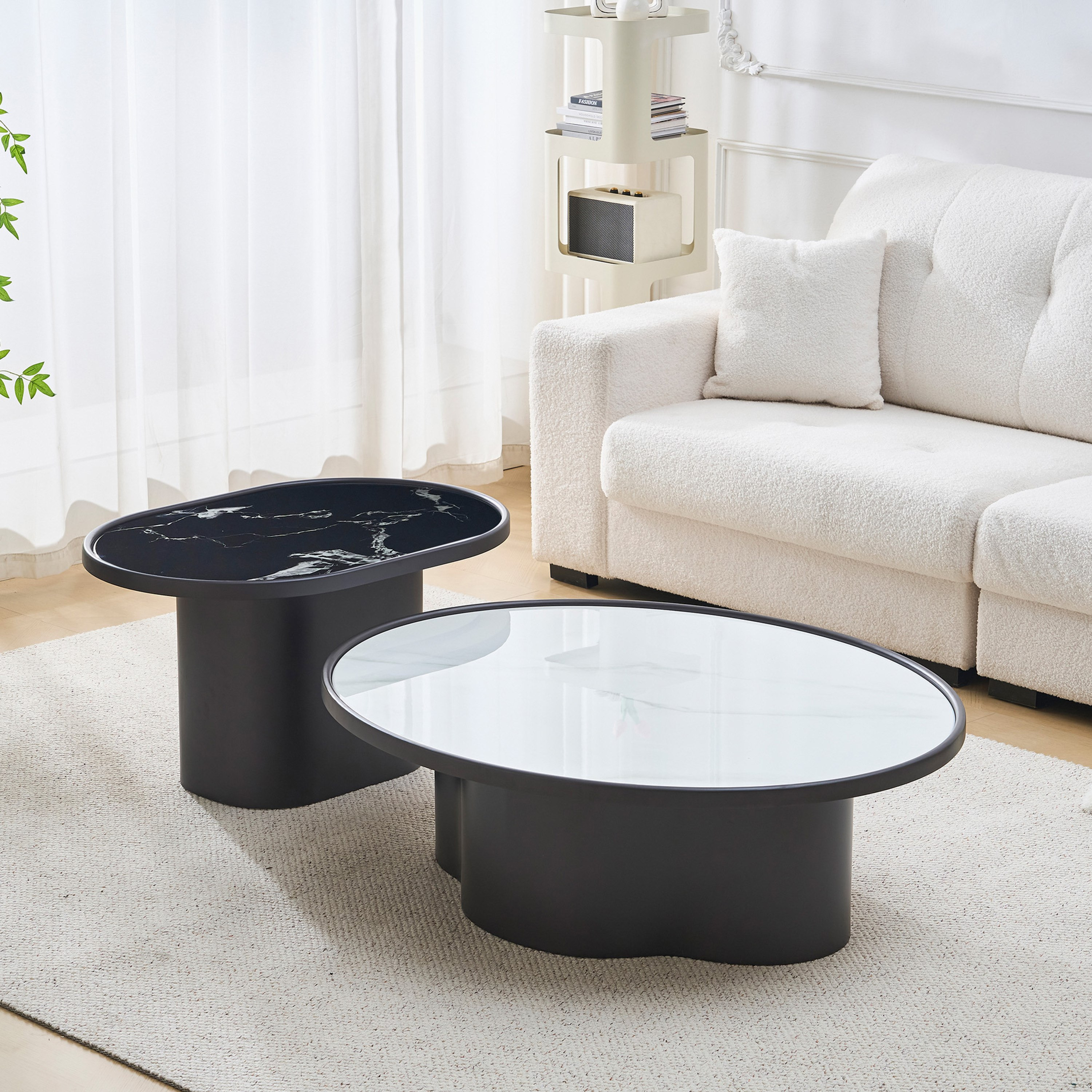 Palermo 2-Piece Glass Top Coffee Table Set-hbxlivingroom-tablesandstands-coffeetables-image-1