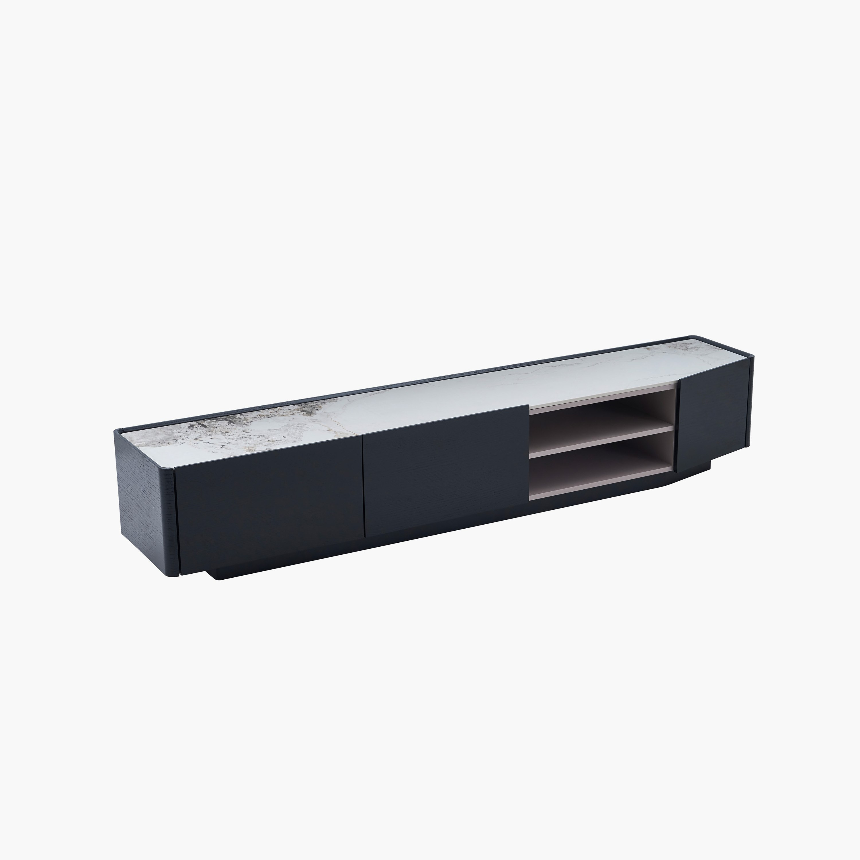 Estrella 2 Meter TV Unit with Sintered Stone Top for TVs up to 80 inches-hbxlivingroom-mediaunitsandstorage-tvunits-image-2