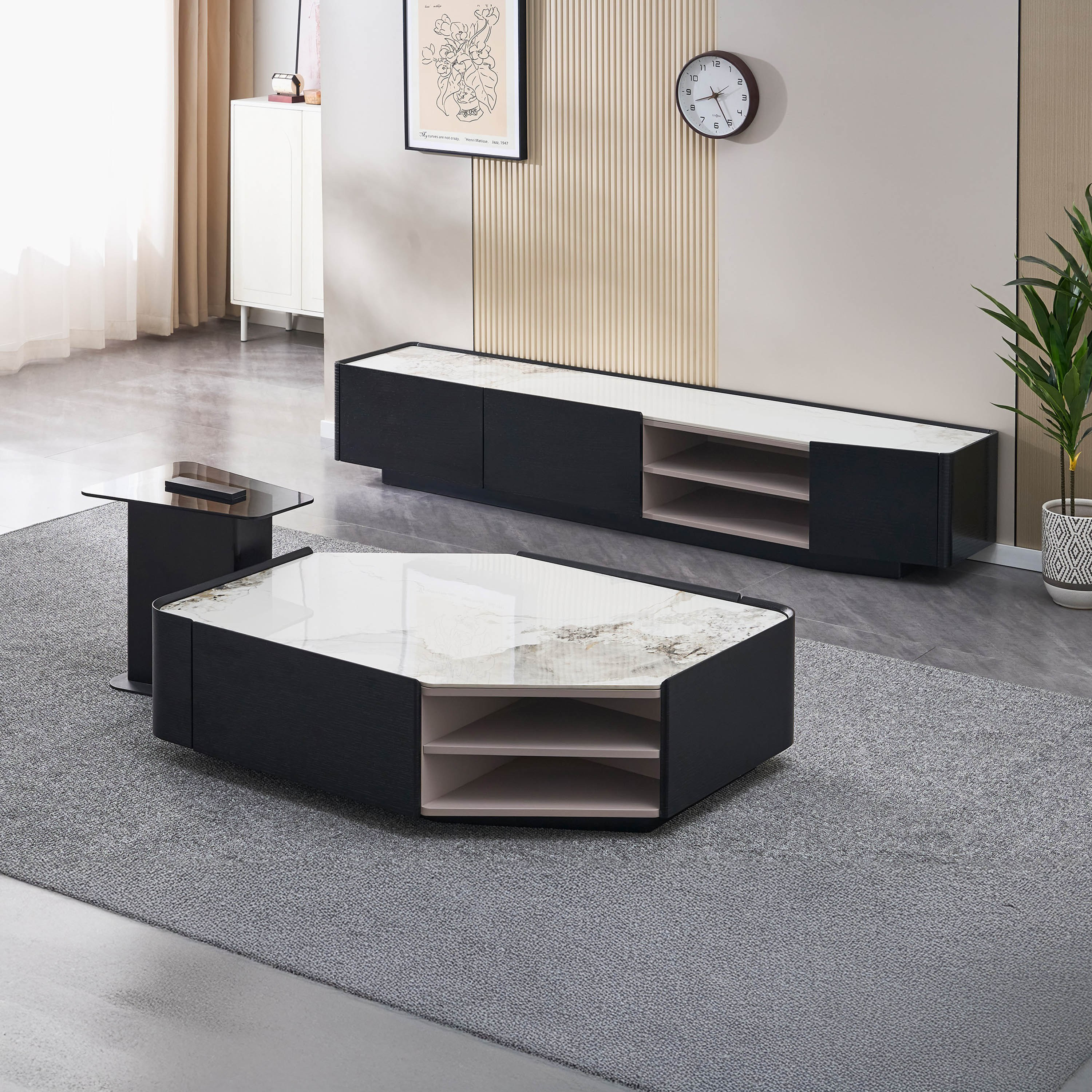 Estrella 2 Meter TV Unit with Sintered Stone Top for TVs up to 80 inches-hbxlivingroom-mediaunitsandstorage-tvunits-image-8