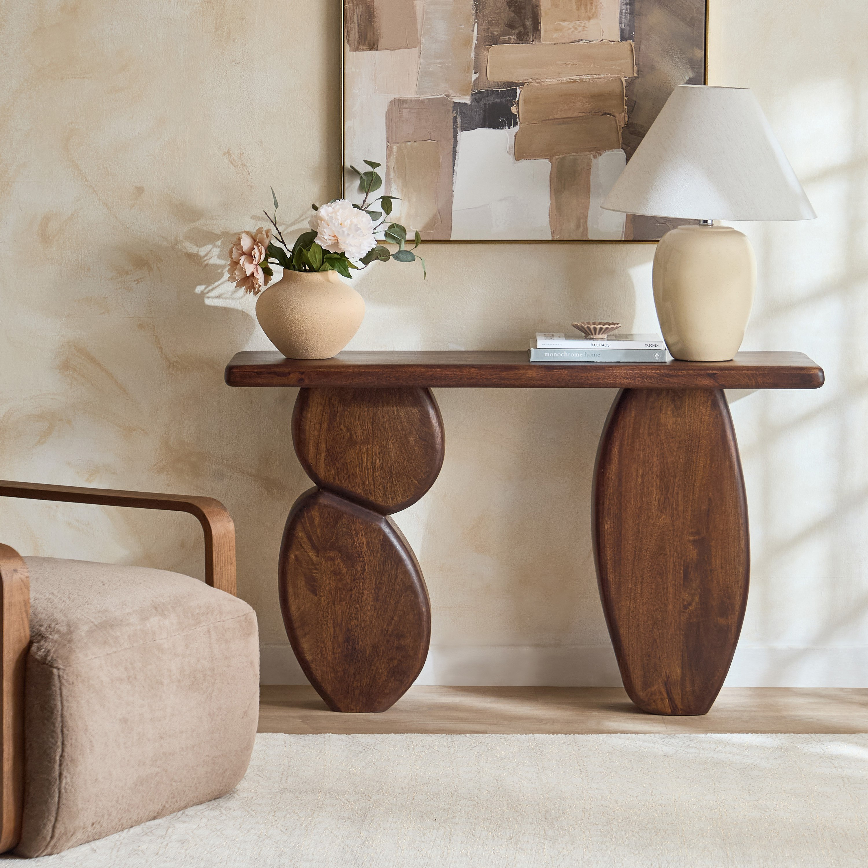 Cavon Lumi Solid Wood Console Table-hbxfurniture-tablesandstands-consoletables-image-5