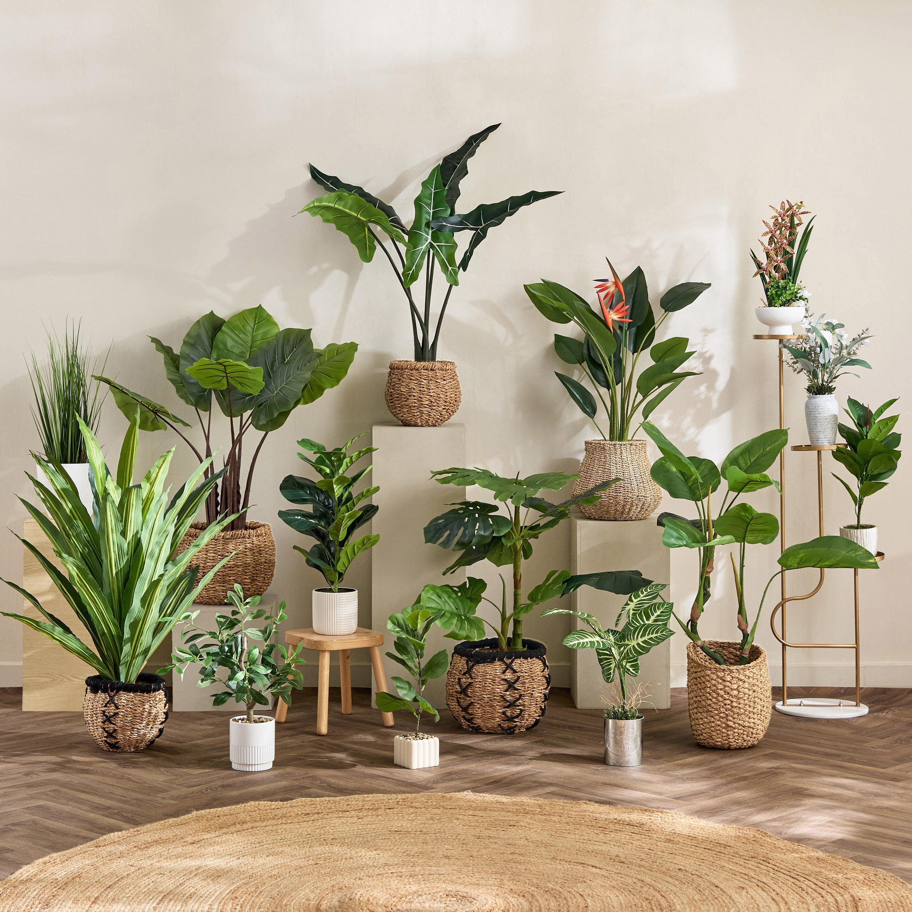 نبات عشب البصل الصناعي في إناء من إيفرجرين - 64 سم-hbxdecorandfurnishings-homeaccessories-artificialflowersandplants-image-3