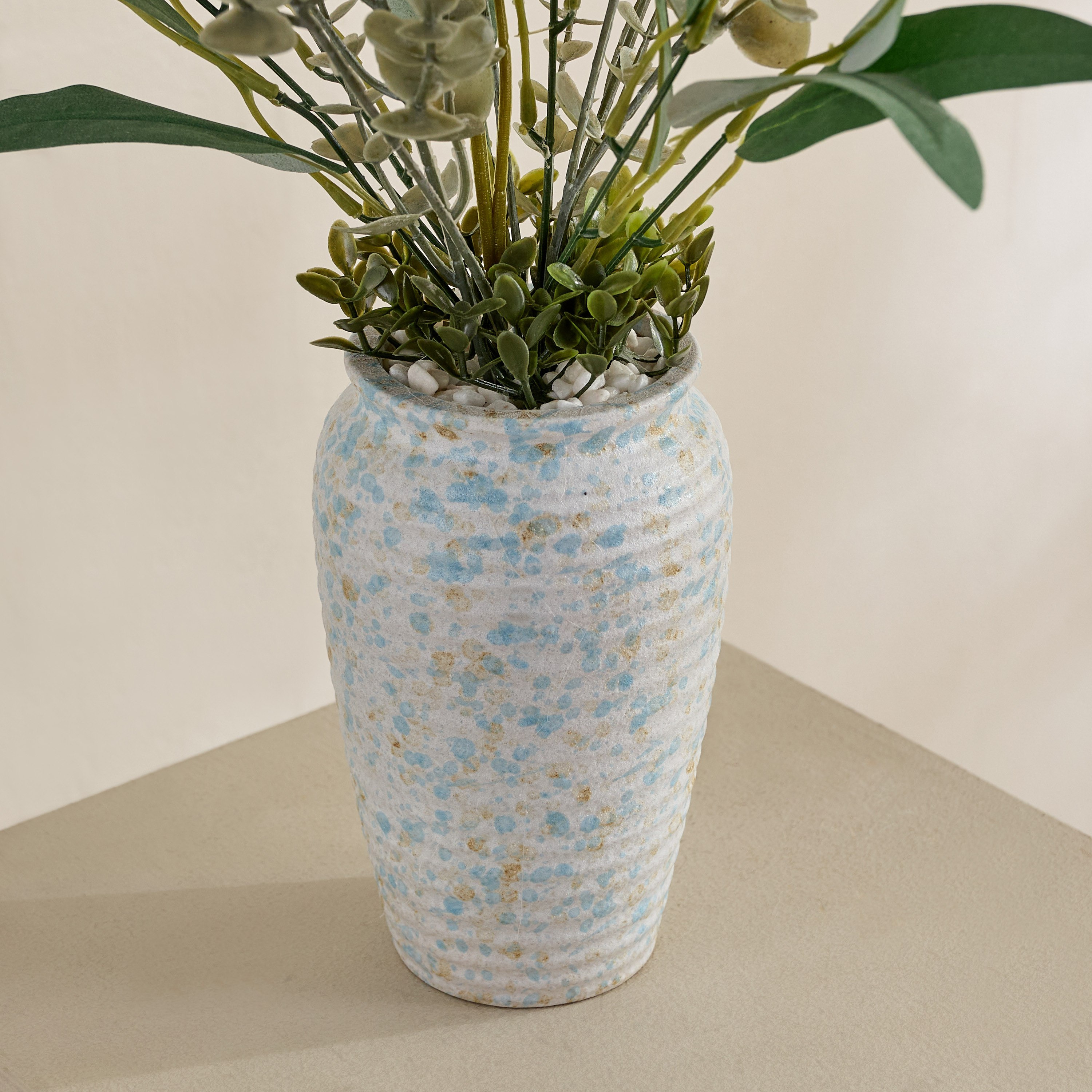 ترتيب زهور صناعية في إناء سيراميك من إيفرجرين - 52 سم-hbxdecorandfurnishings-homeaccessories-artificialflowersandplants-image-3